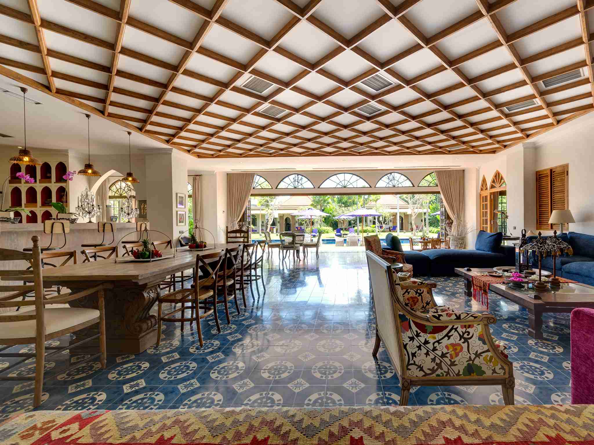 Villa Sayang d'Amour - View through the house