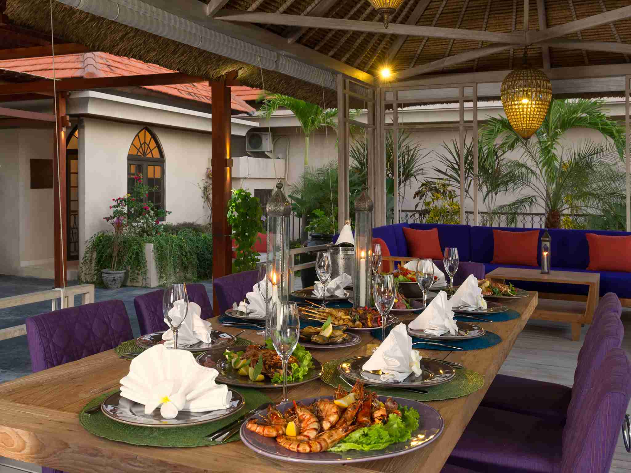Villa Sayang d'Amour - BBQ spread