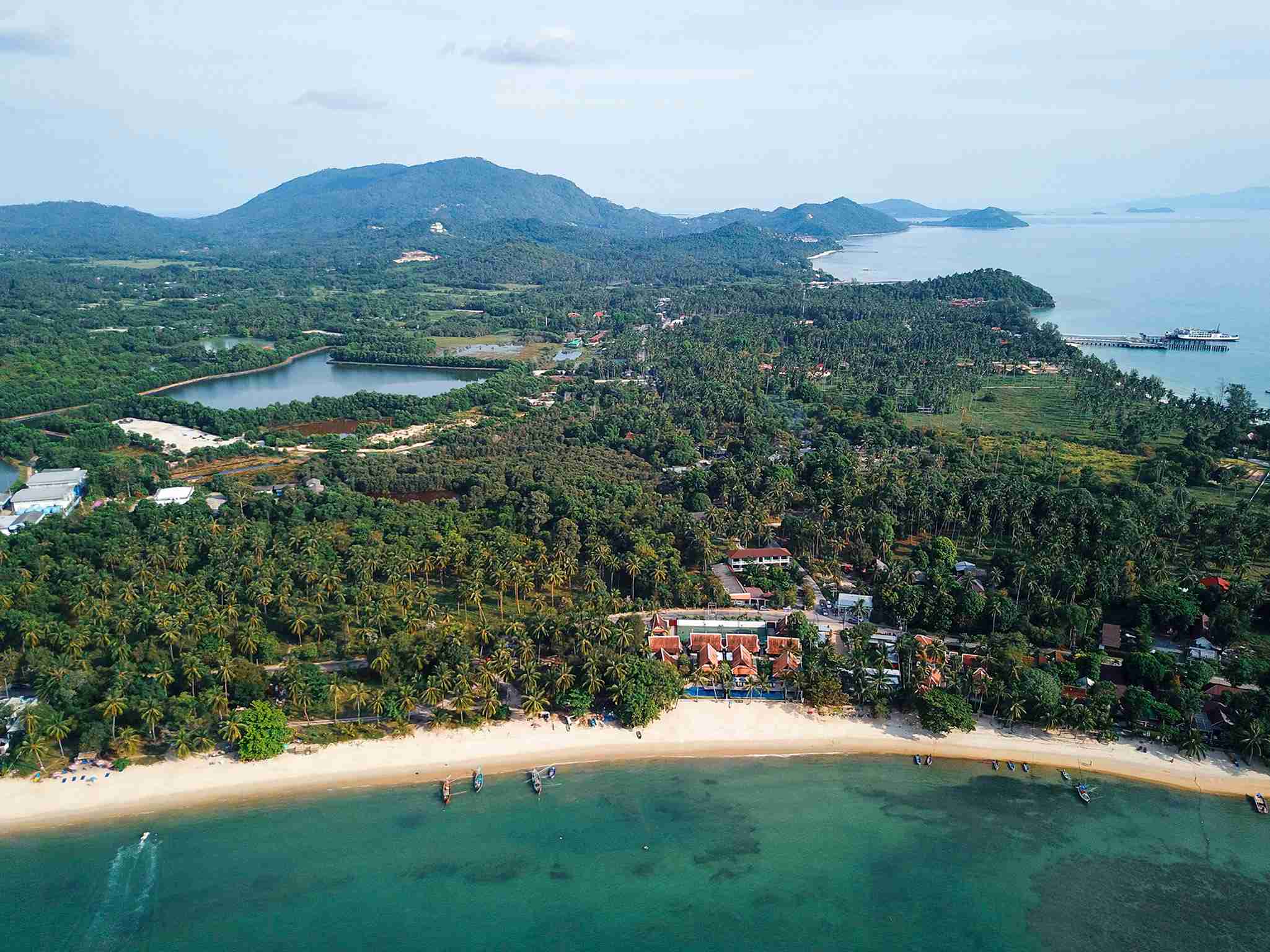 Tawantok Beach Villas - Villa 1 - Aerial landscape
