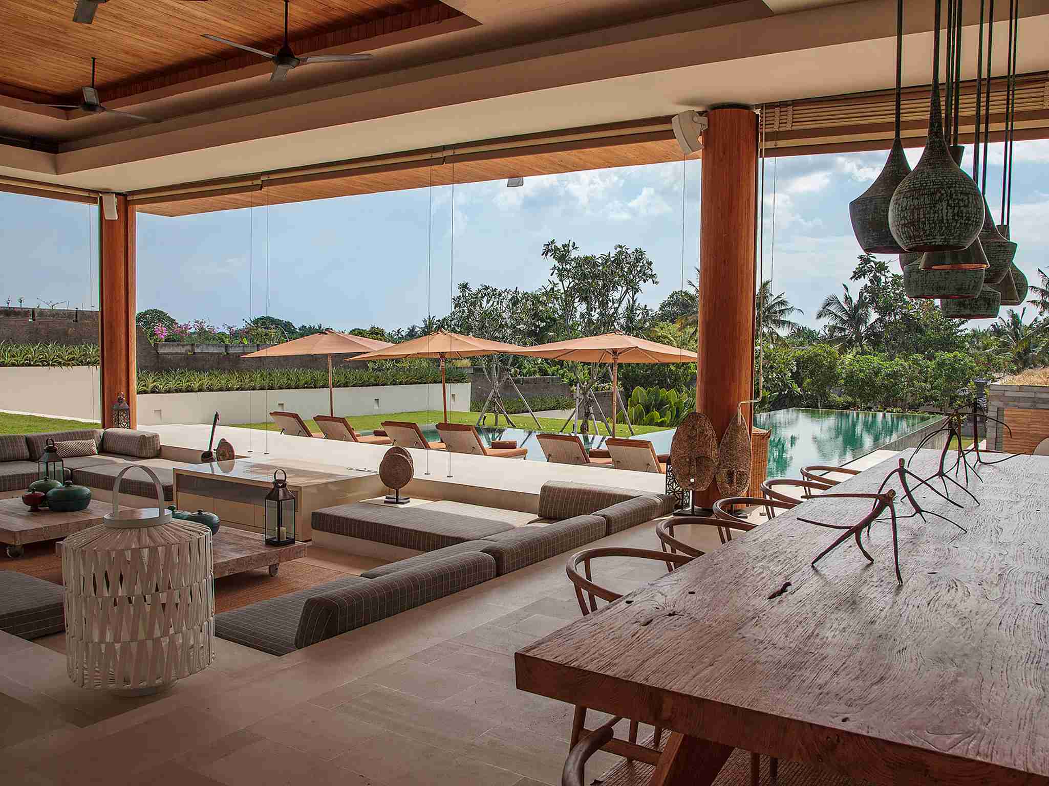 The Iman Villa - View from the lounge