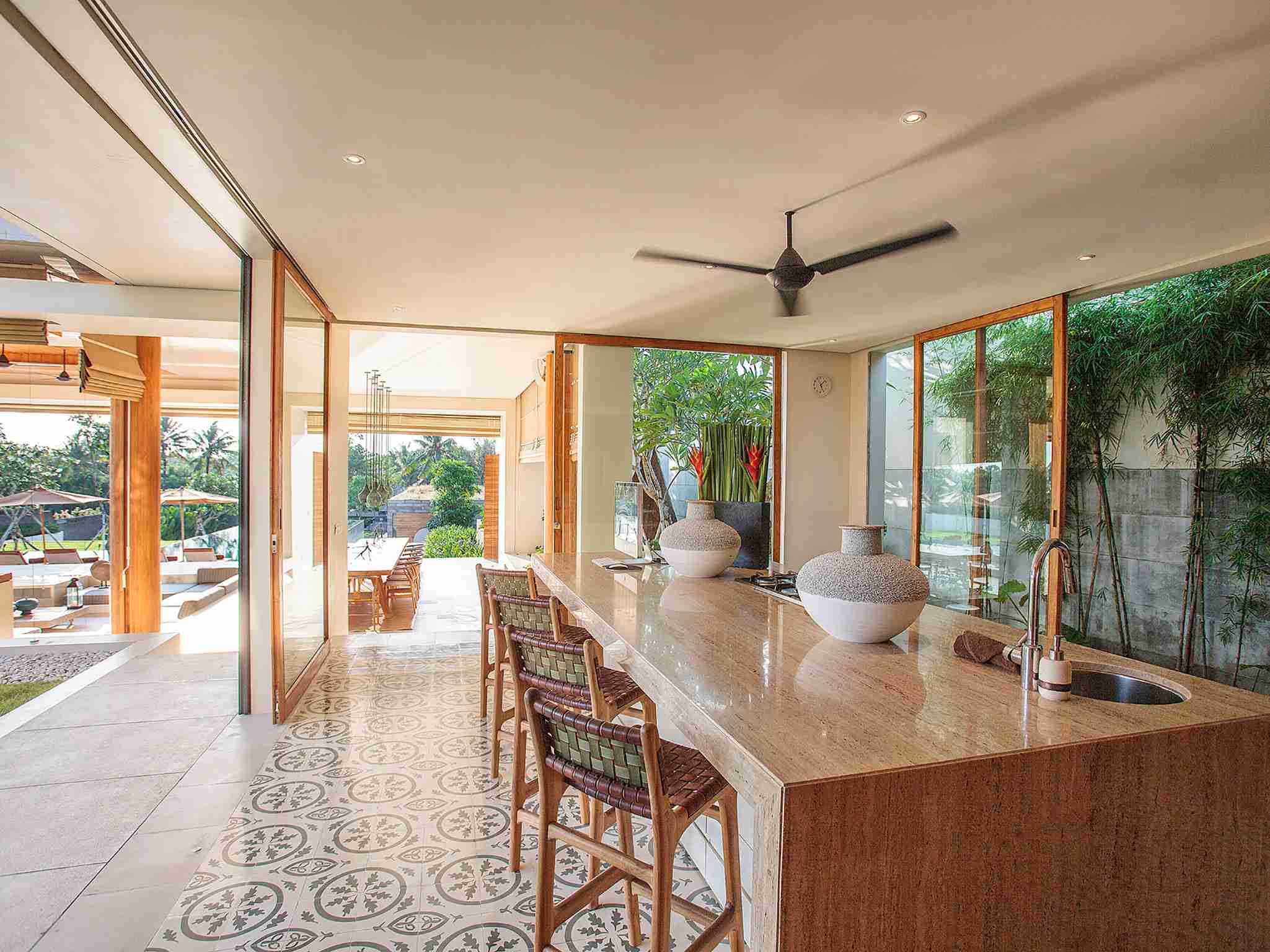 The Iman Villa - Family kitchen area