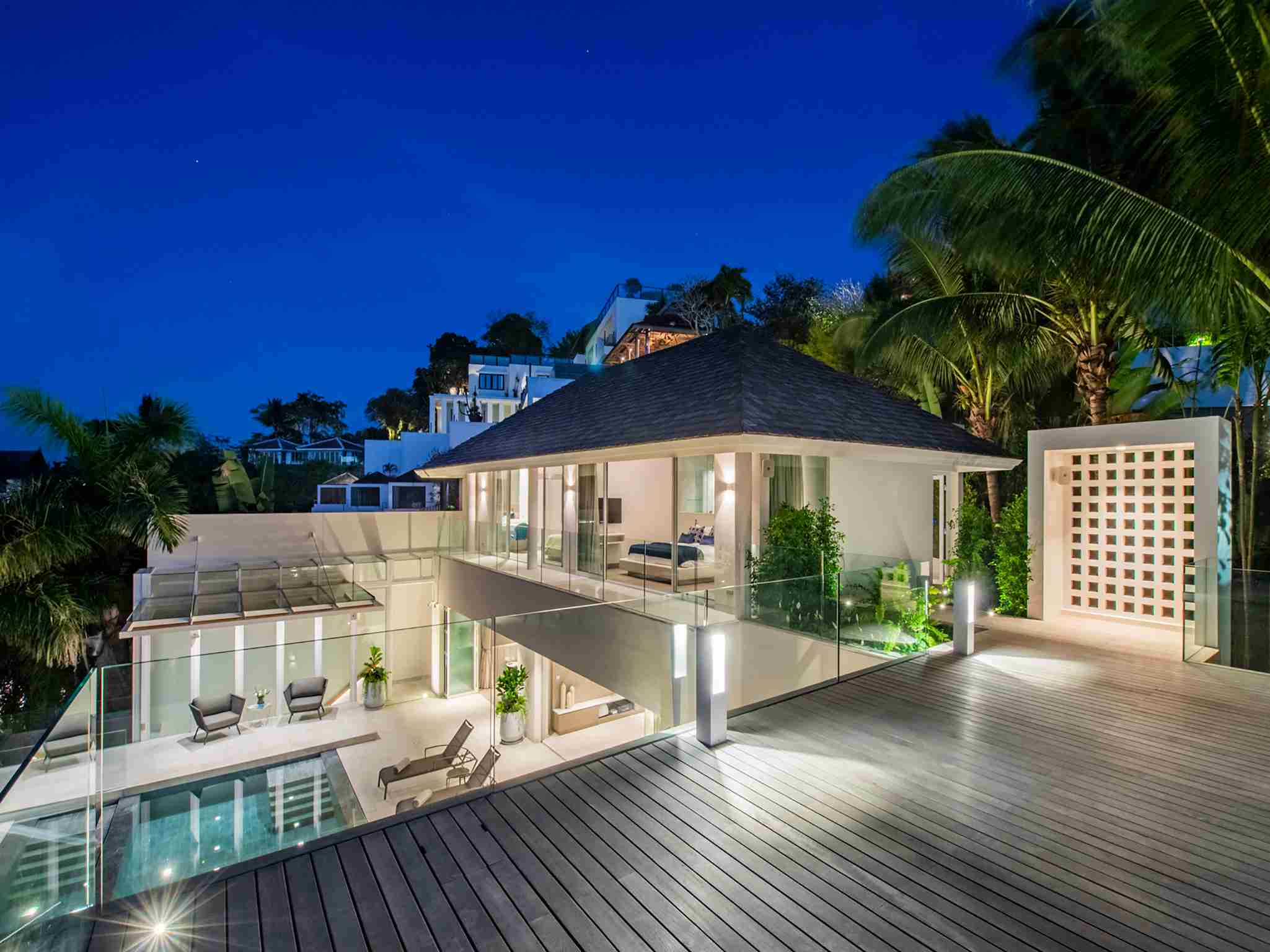 Villa Borimas - Gorgeous ambience at night
