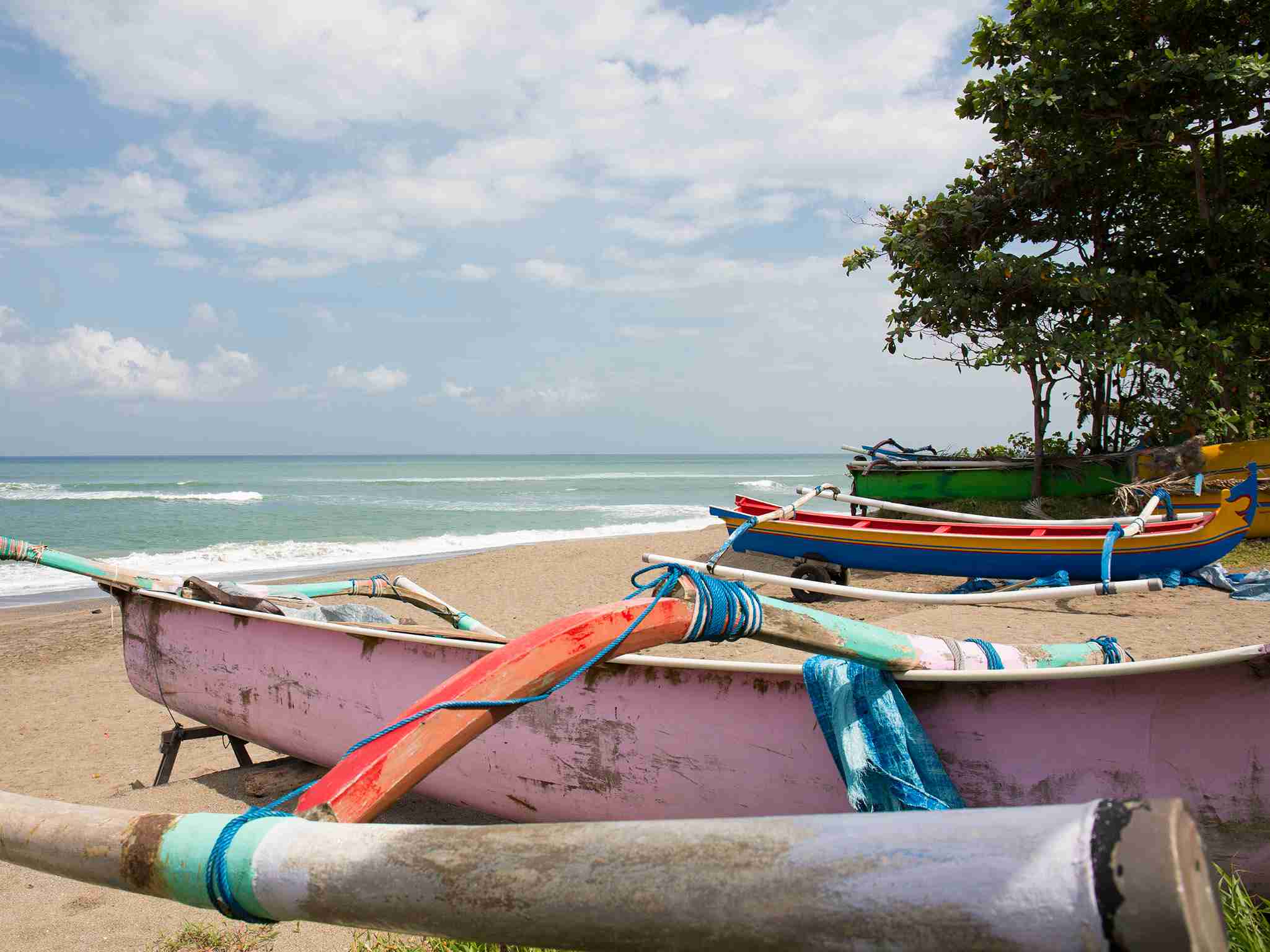 Villa Canggu - Local fishing boats