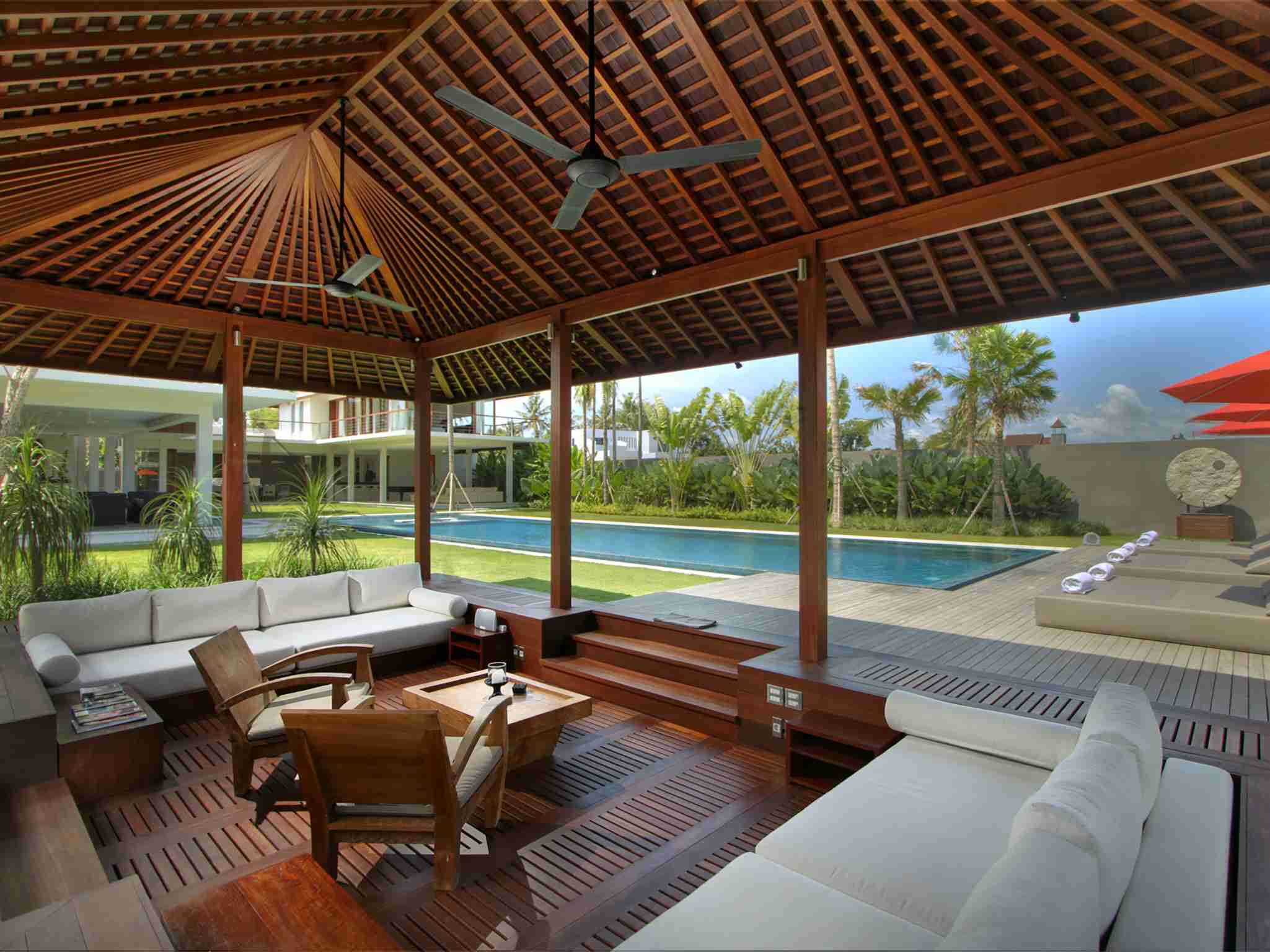 Villa Kalyani - Poolside lounge