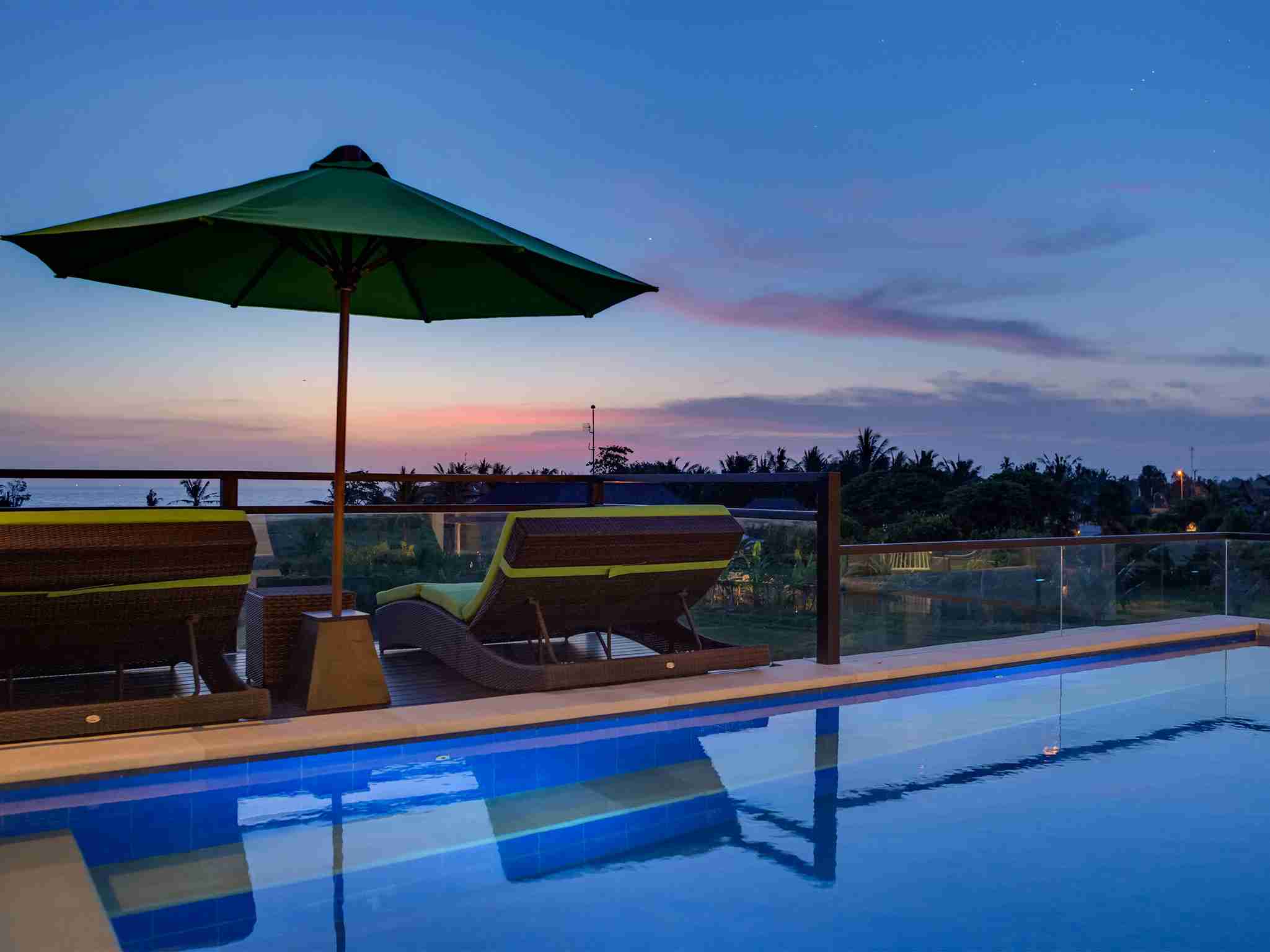 Villa Luwih - Night time view