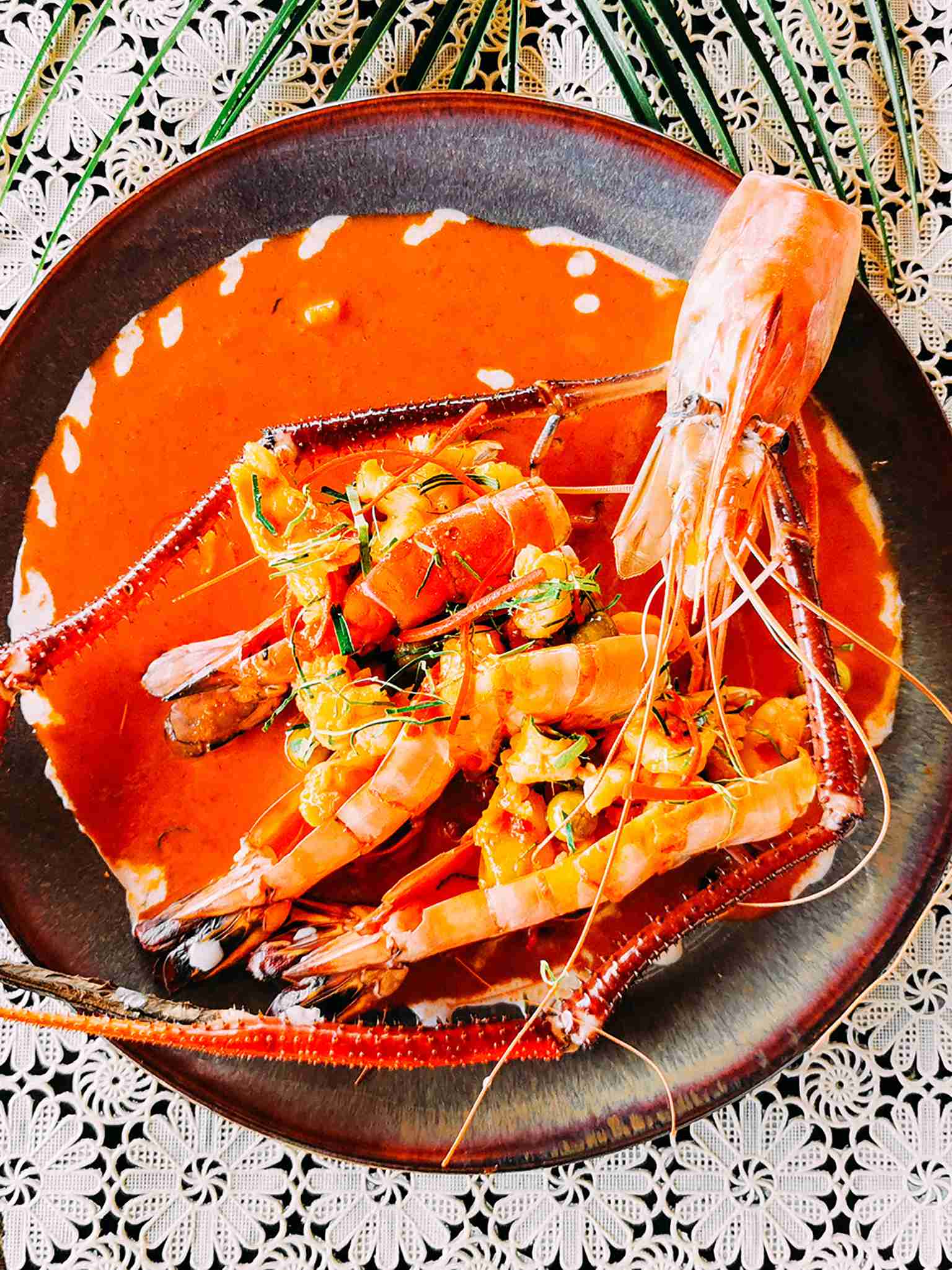 Villa Minh - Panang Kung (Shrimp with red curry)