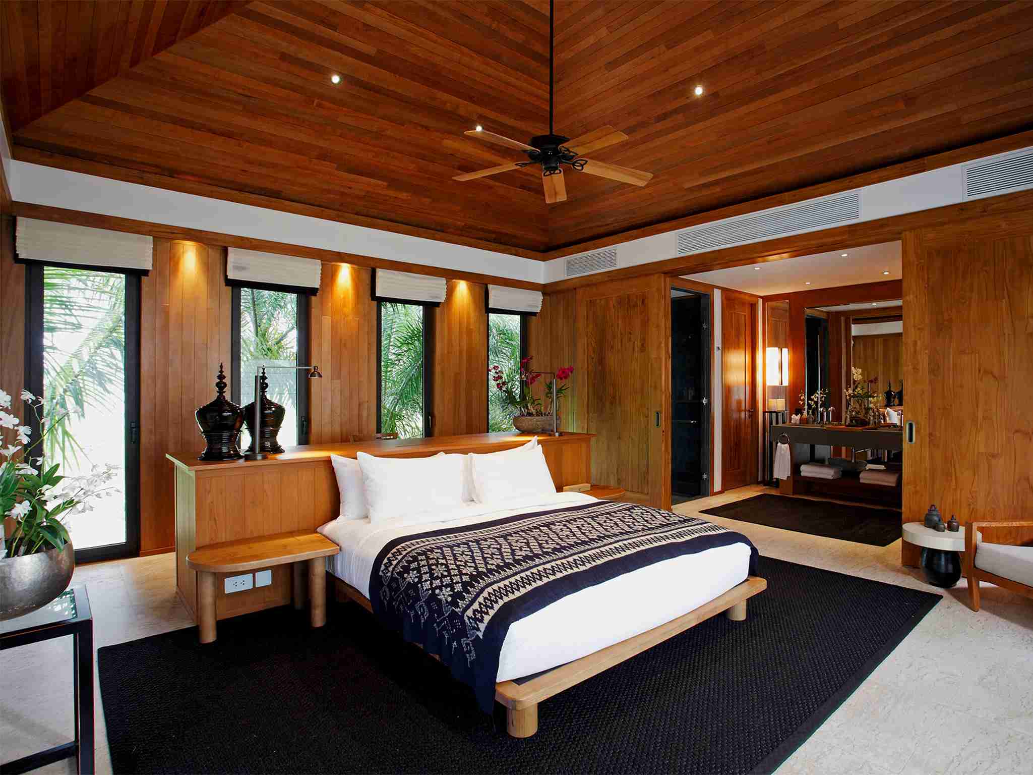 Villa Nandana - Bedroom one layout