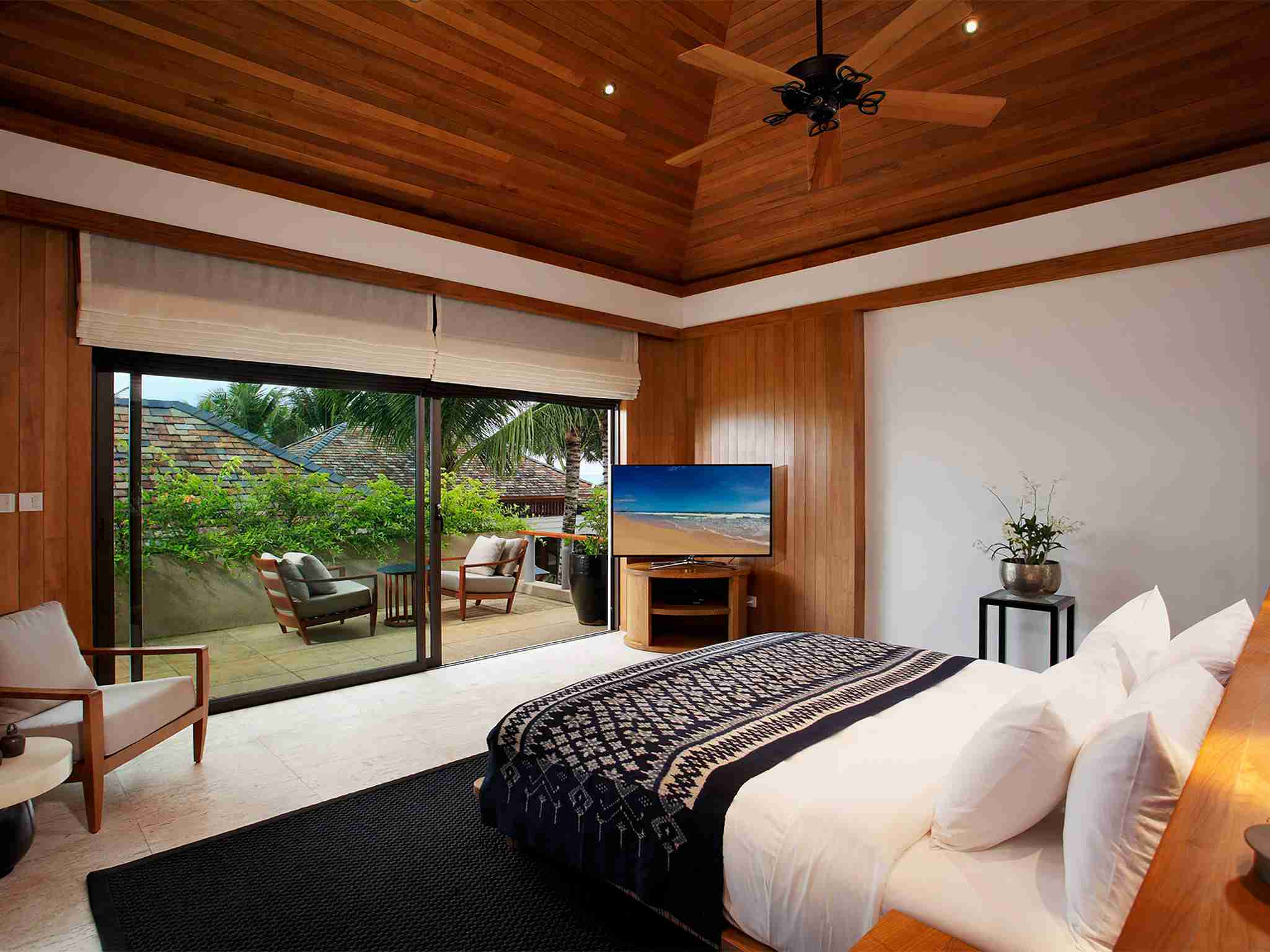 Villa Nandana - The view from bedroom one