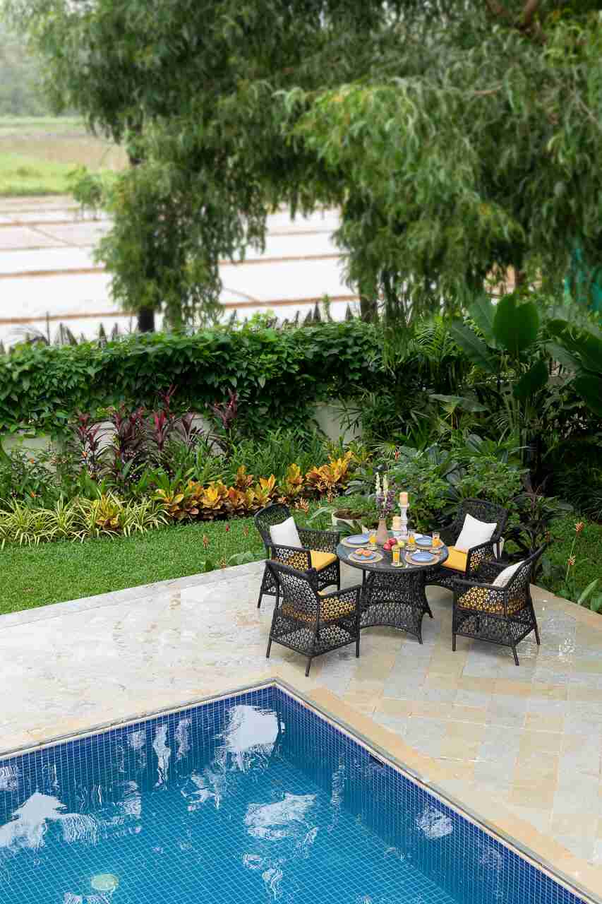 Breakfast by the Pool | Villa Brisa by Lohono Stays