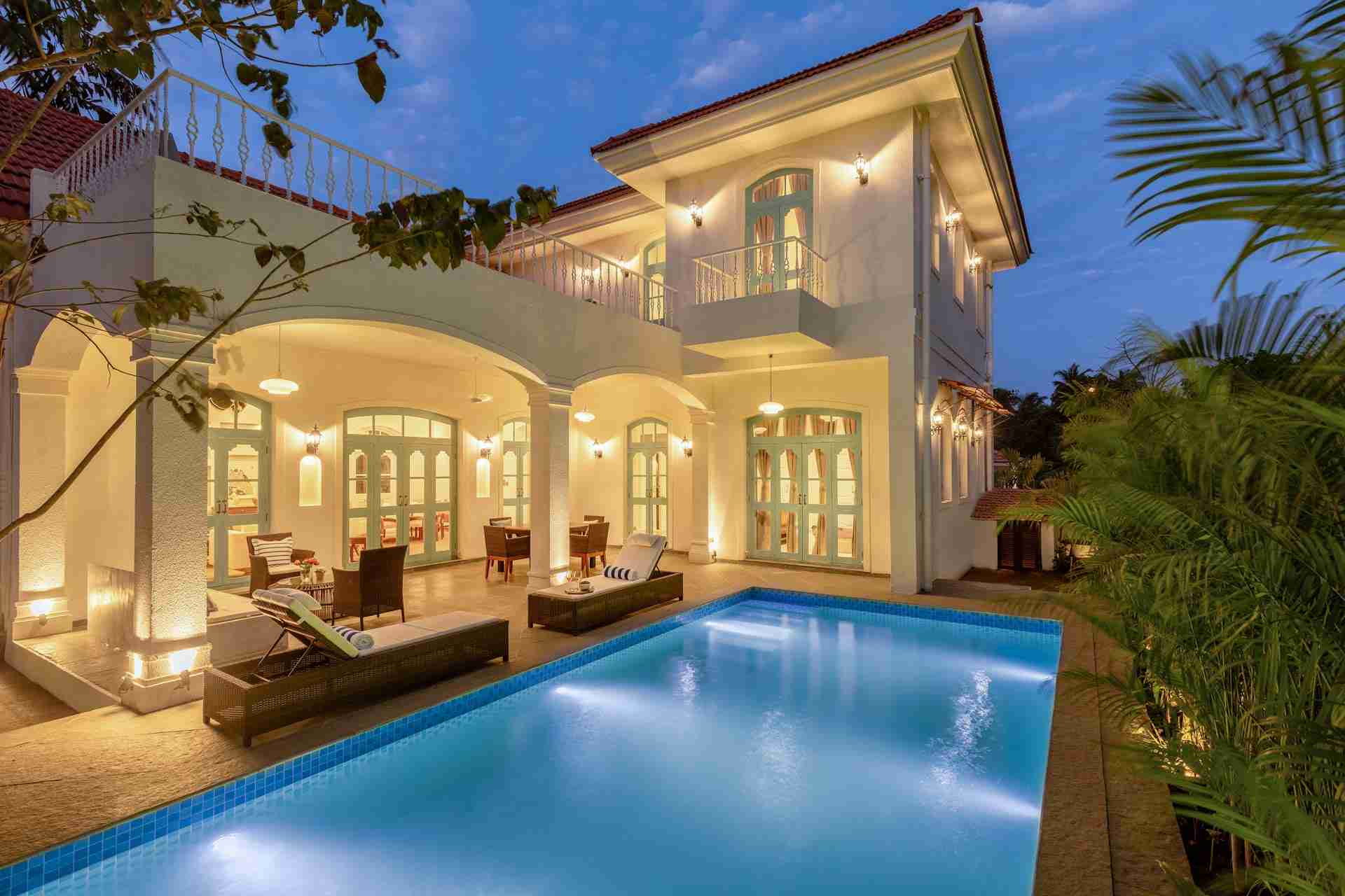 Silvio - Villa A - Night Facade