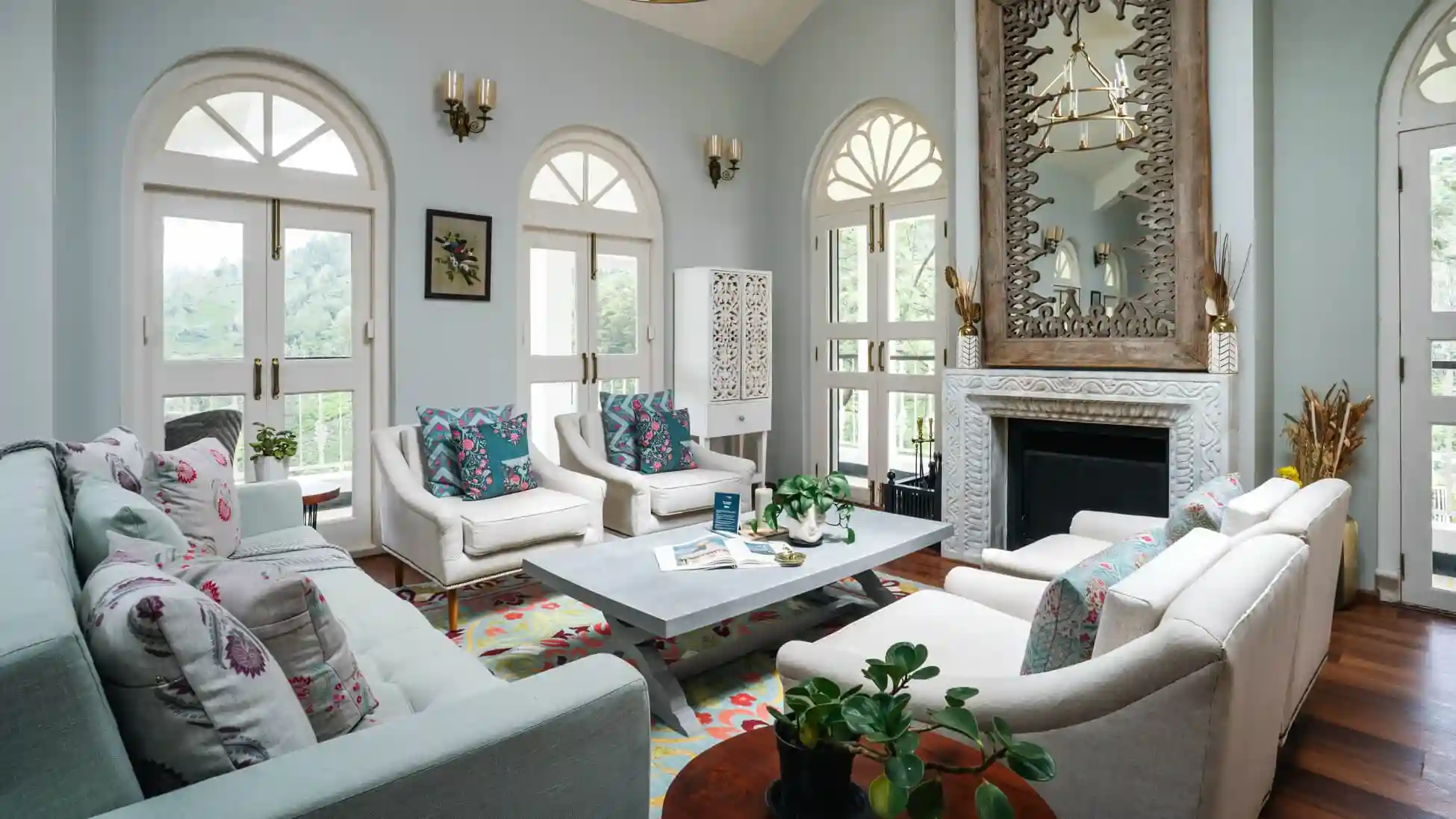 Living and Dining Area | Villa Aikyam
