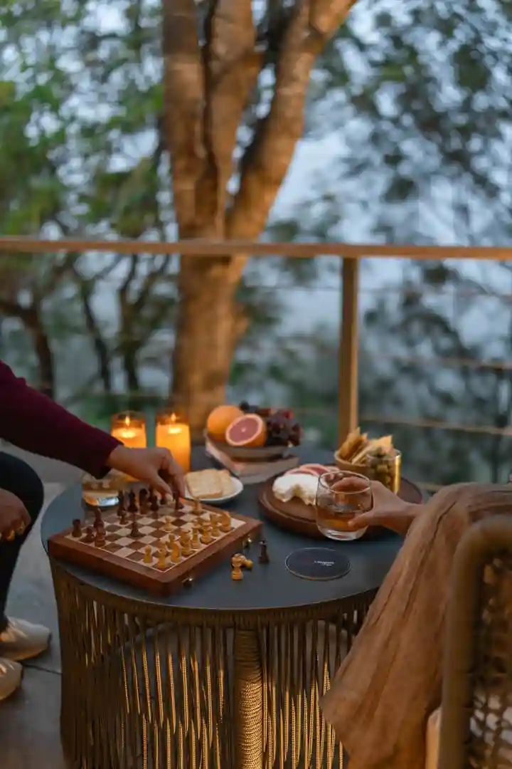 Evening Balcony Setup | Live on Mountains | Villa 11A by Amani Villas 