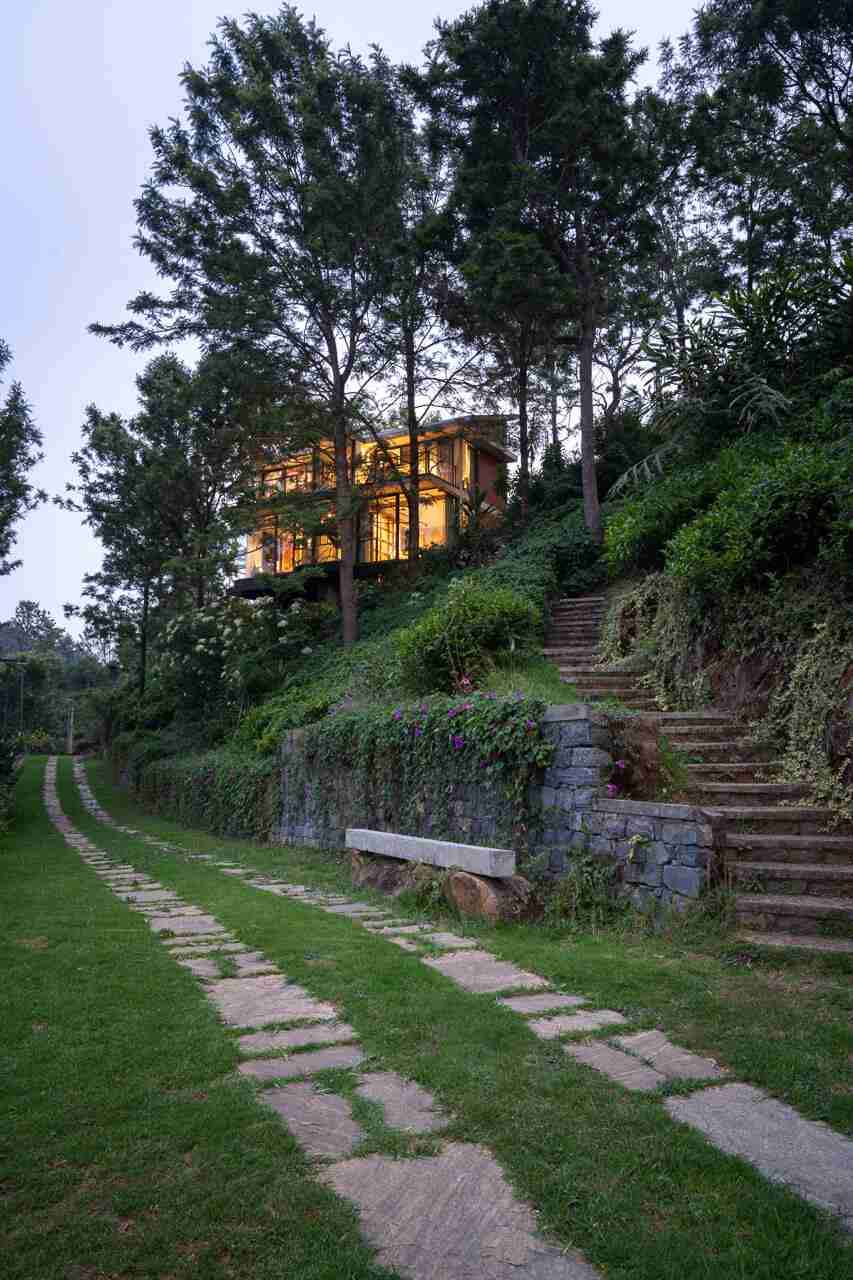 Night Facade | Amani Villa 8A by Lohono Stays 