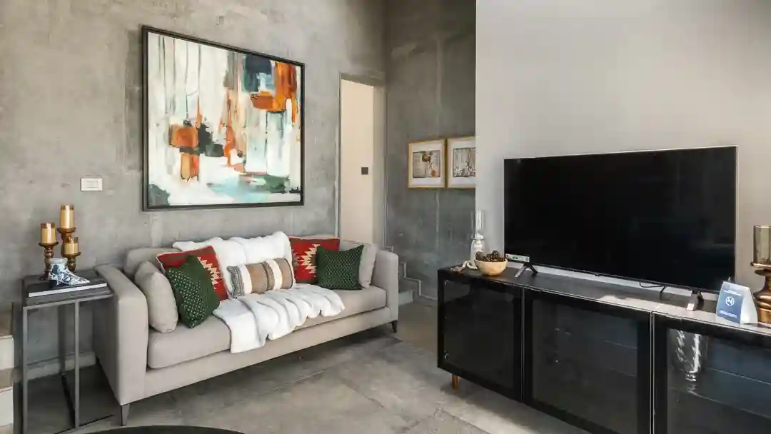 Lounge Space with TV | Villa In Coonoor - Amani Villas