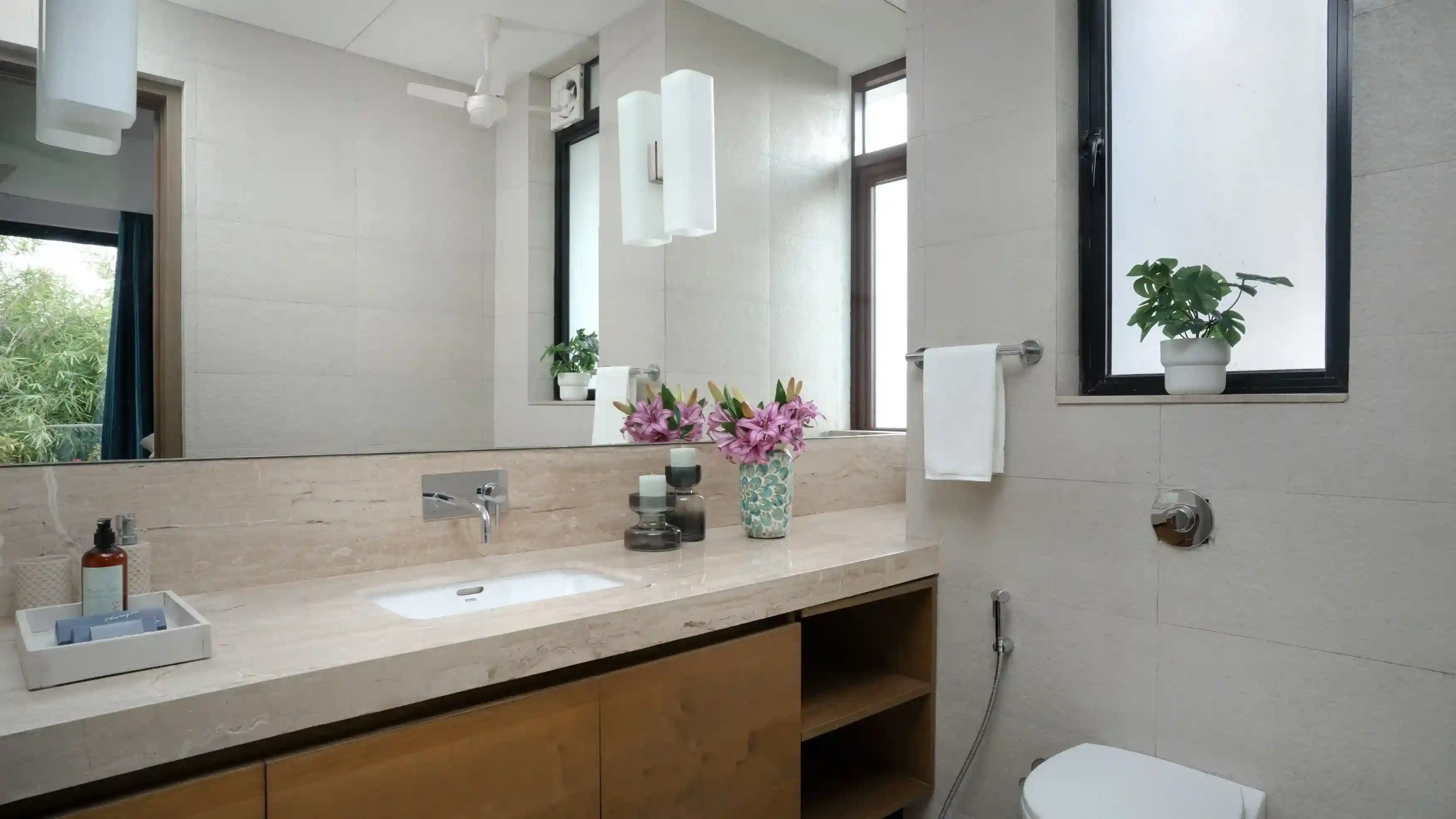 Bathroom 1 | Bamboo Breeze, Lonavala : Lohono Stays