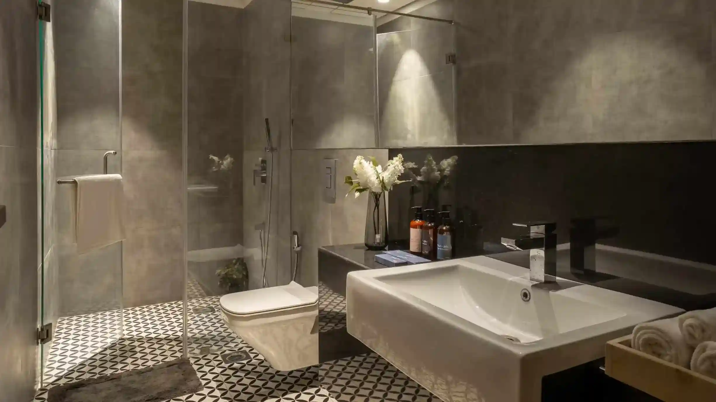 Bathroom 3 | Bamboo Breeze, Lonavala : Lohono Stays