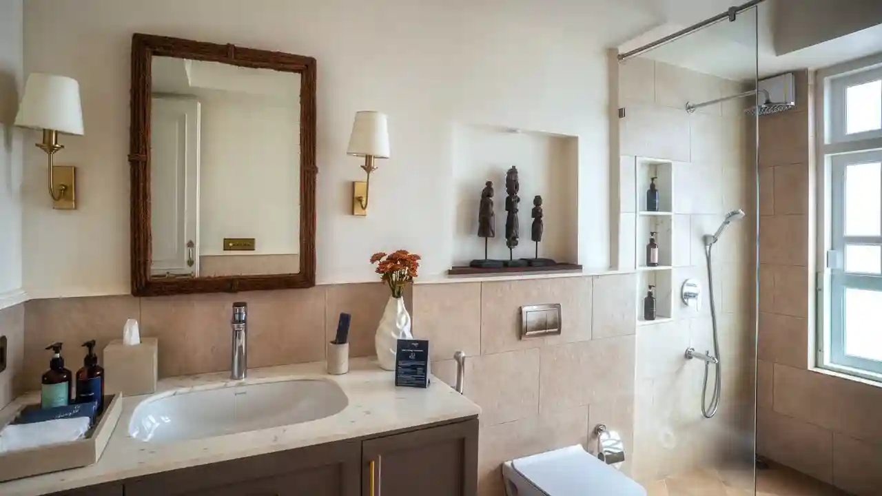 Bathroom 2 | Villa in Goa - Beleza Villa C by Lohono Stays