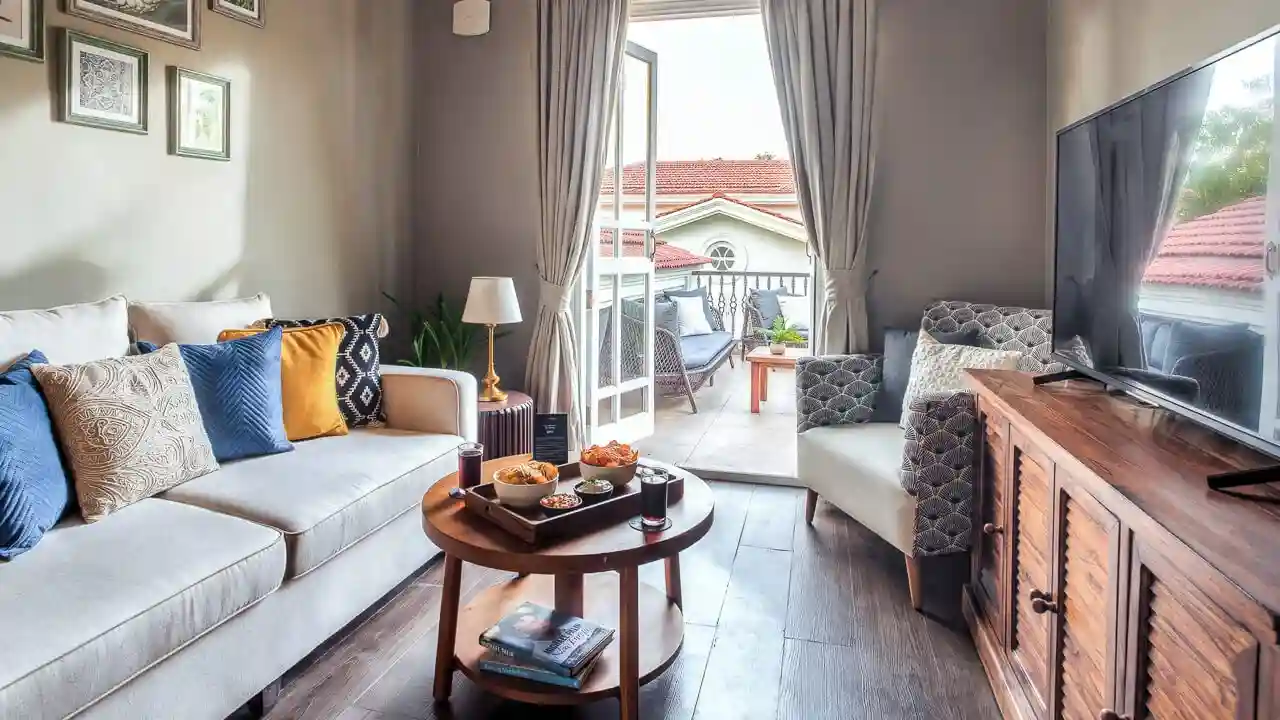 TV Room | Beleza Villa C by Lohono Stays