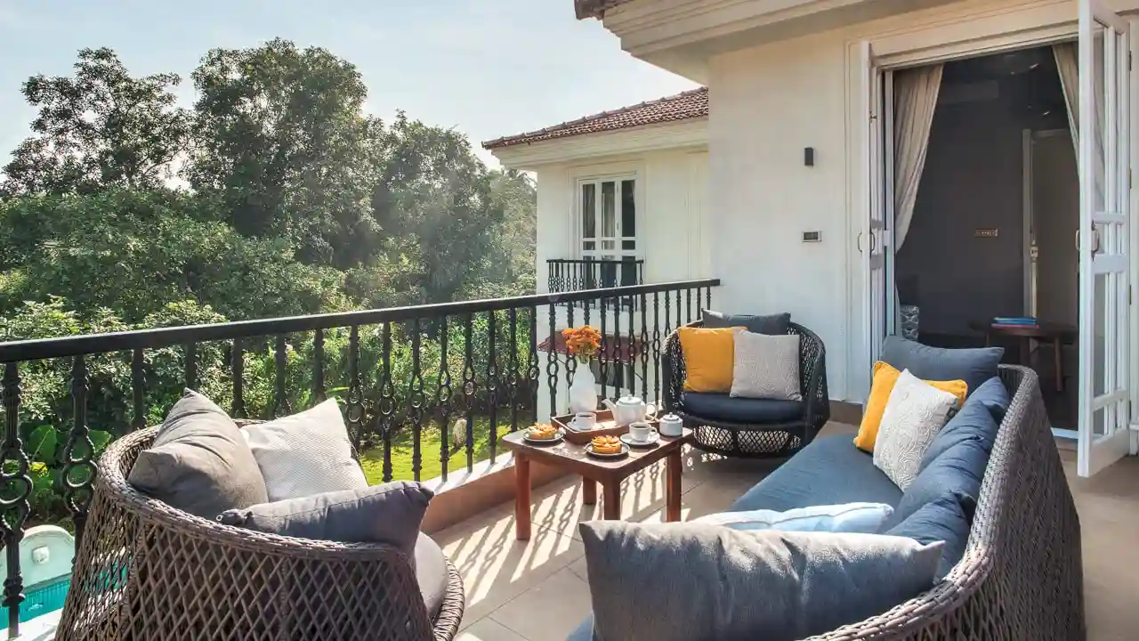 Terrace Seating Area | Beleza Villa C by Lohono Stays