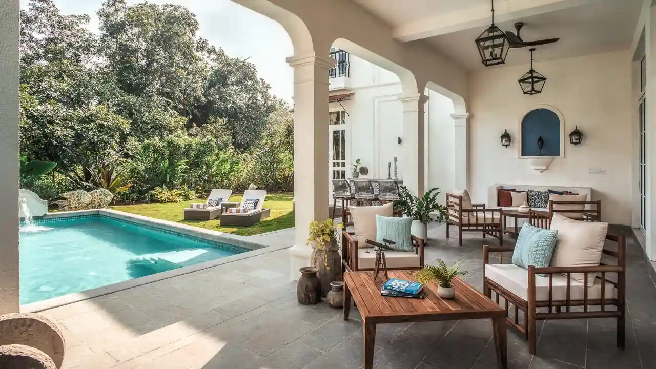 Poolside Area | Beleza Villa C by Lohono Stays