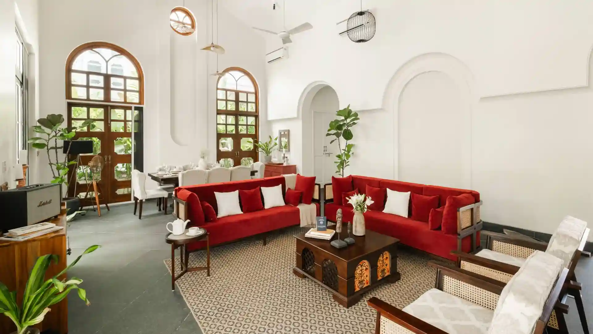 Living Area | Calisto Villa B | Most Luxurious property in Goa