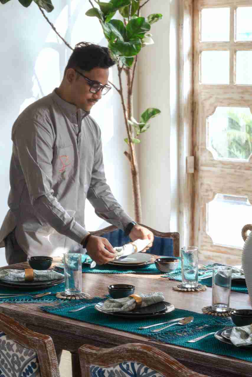 Villa with Dining | Calisto Villa E by Lohono Stays