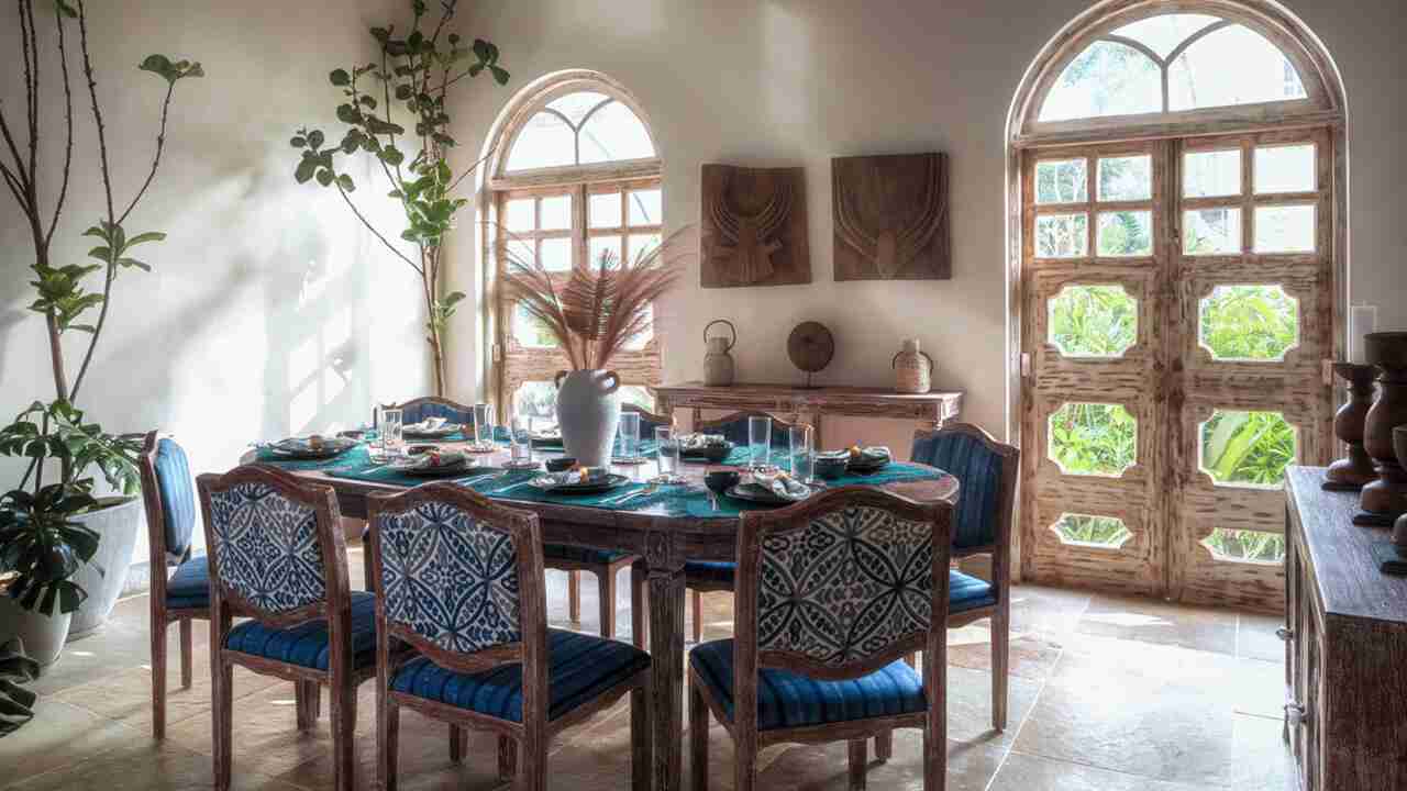 Dining Area | Luxury Rentals in Goa | Calisto Villa E 