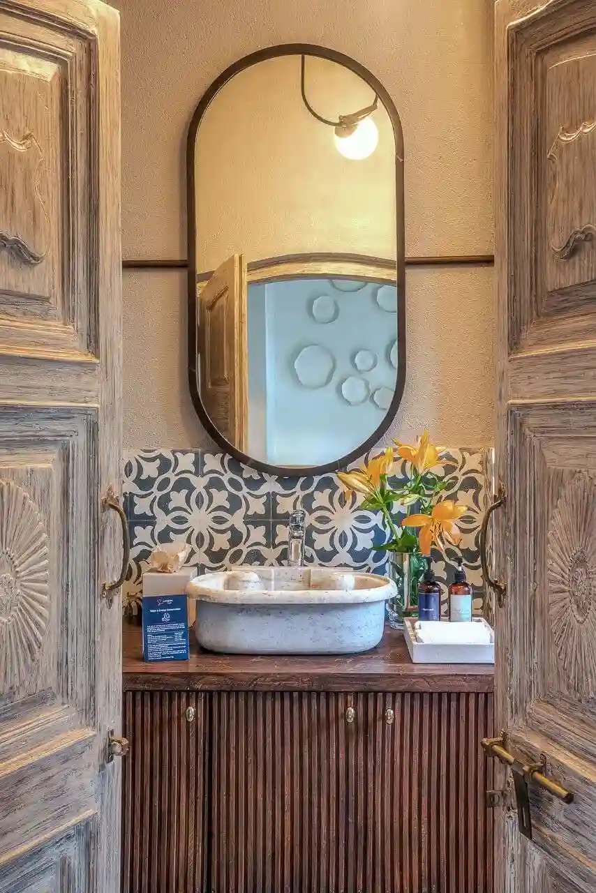 Powder Room | Castello Villa 2 by Lohono Stays
