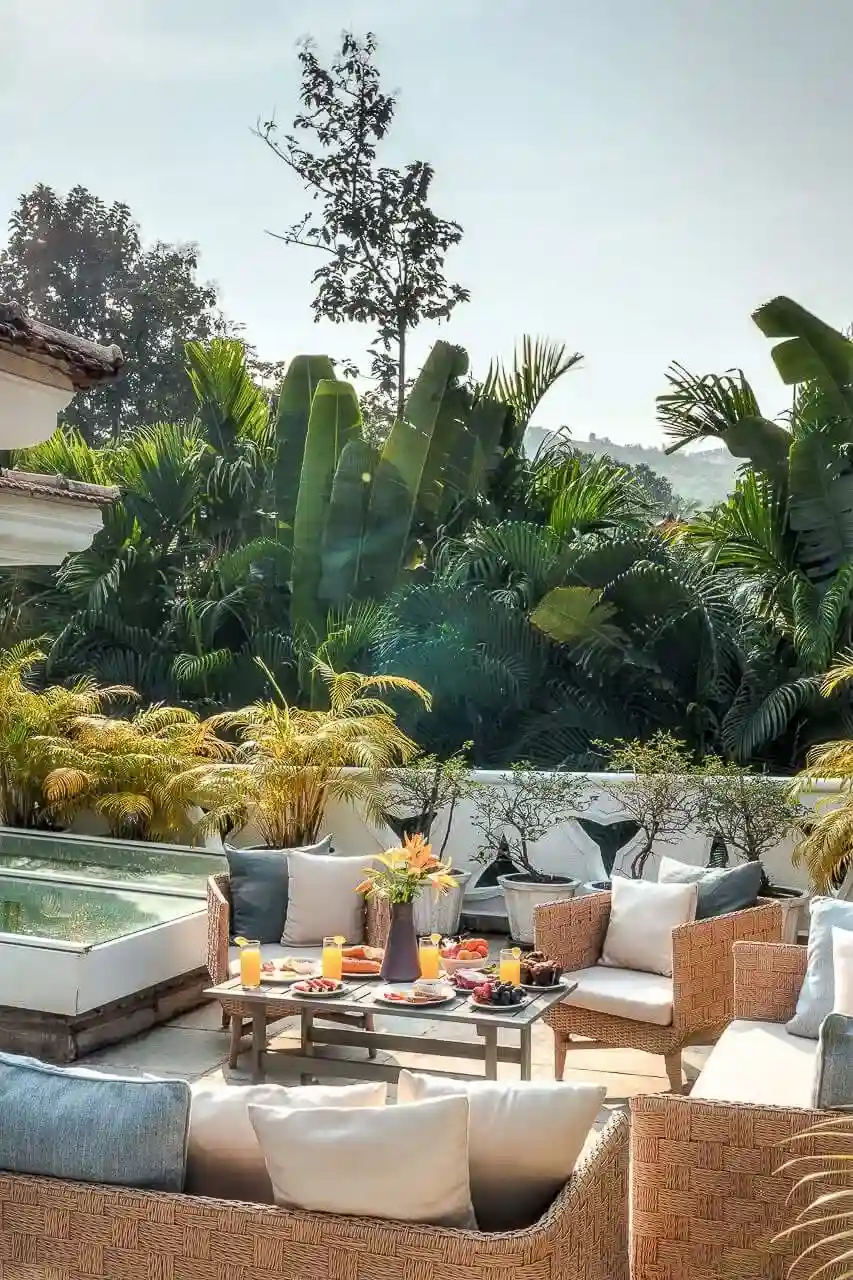 Terrace Breakfast | Castello Villa 2 by Lohono Stays 