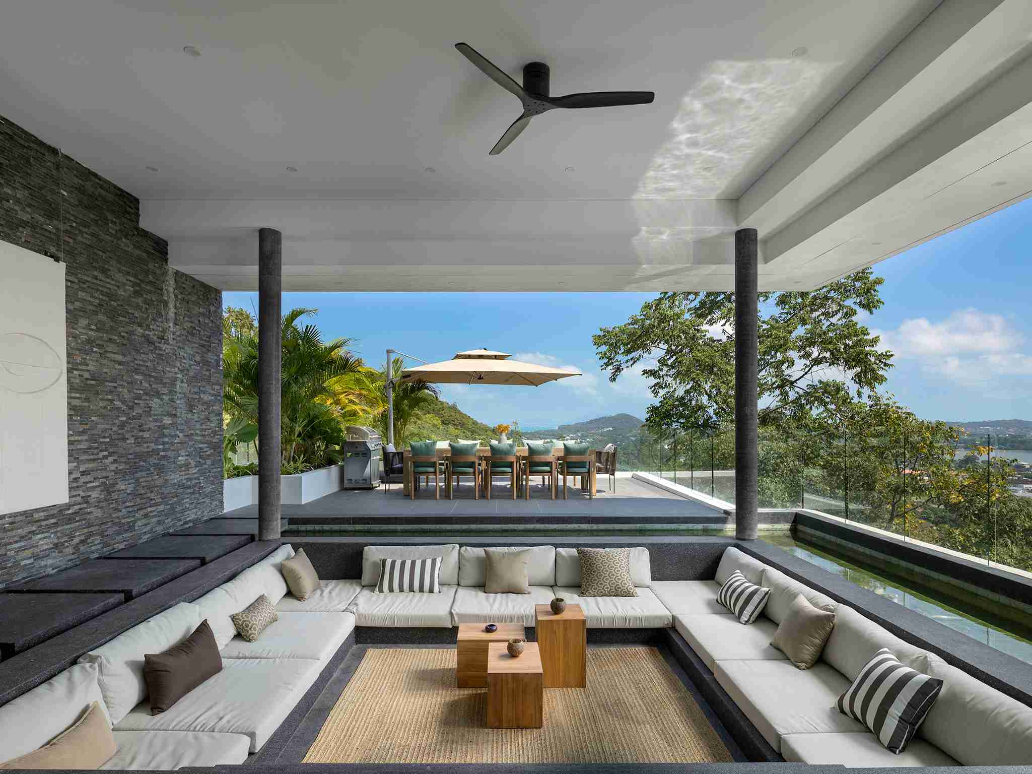 Golden Lotus - Villa Vie - Relaxing sunken sala