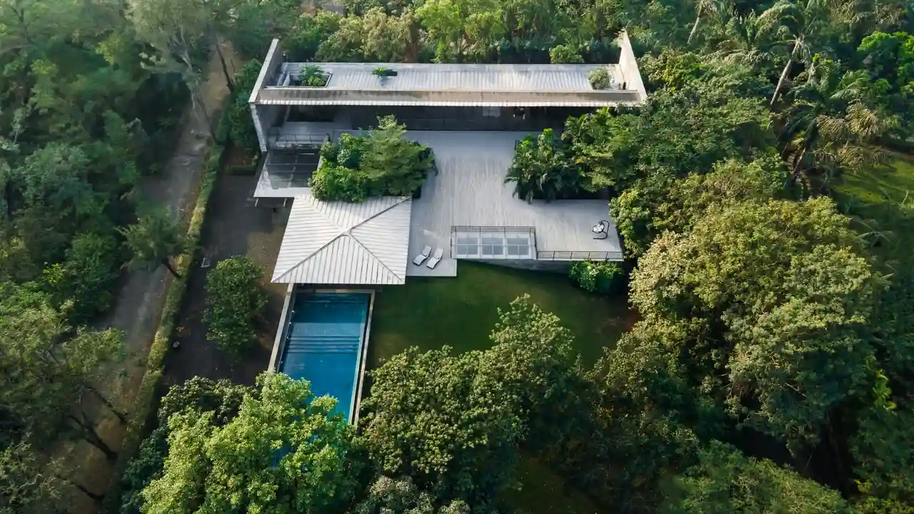 Aerial View | Gomti by Lohono Stays