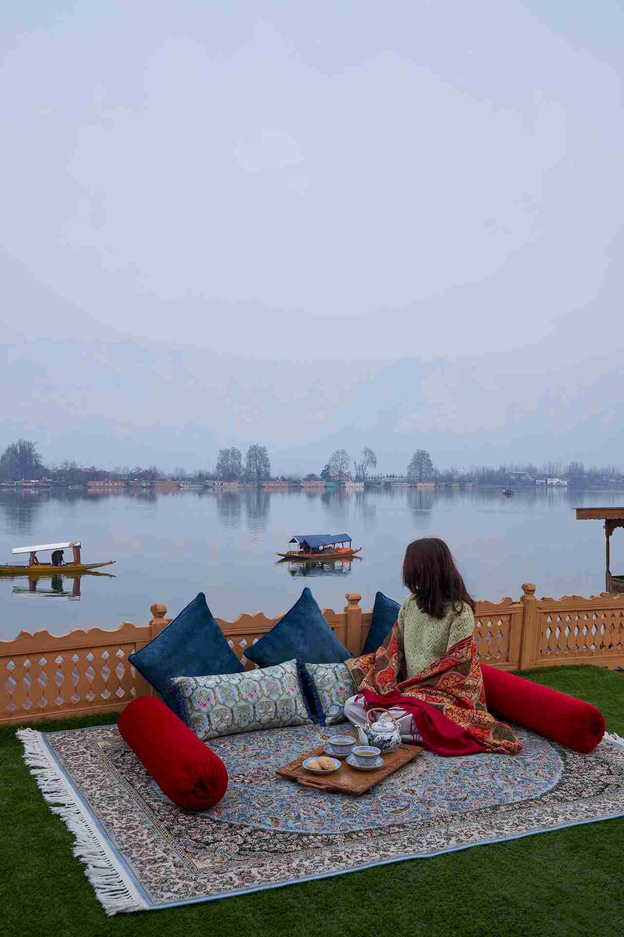 Harmukh Houseboat - Terrace