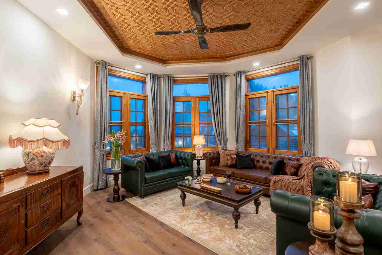 Living Area | First Floor - Noor, Srinagar by Lohono Stays