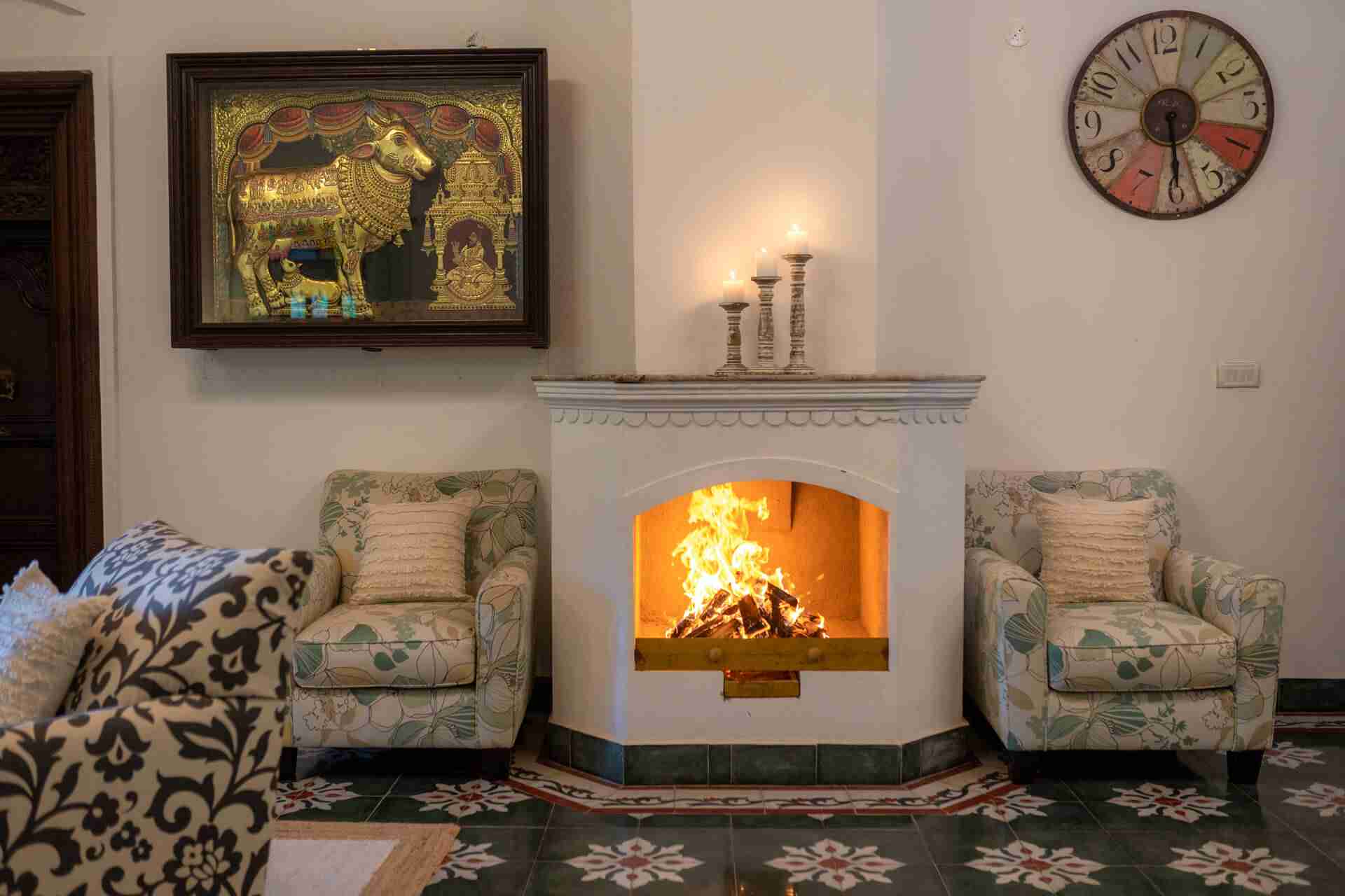 Villa with Fireplace | NP Villa, Coorg