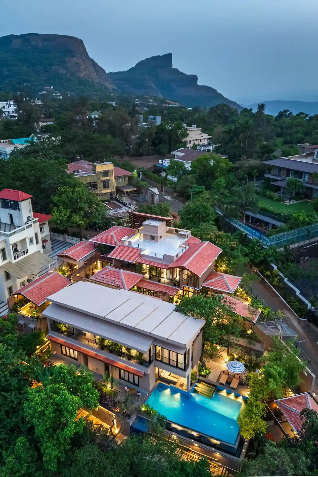 Aeriel View | Rigveda Villa | Lonavala