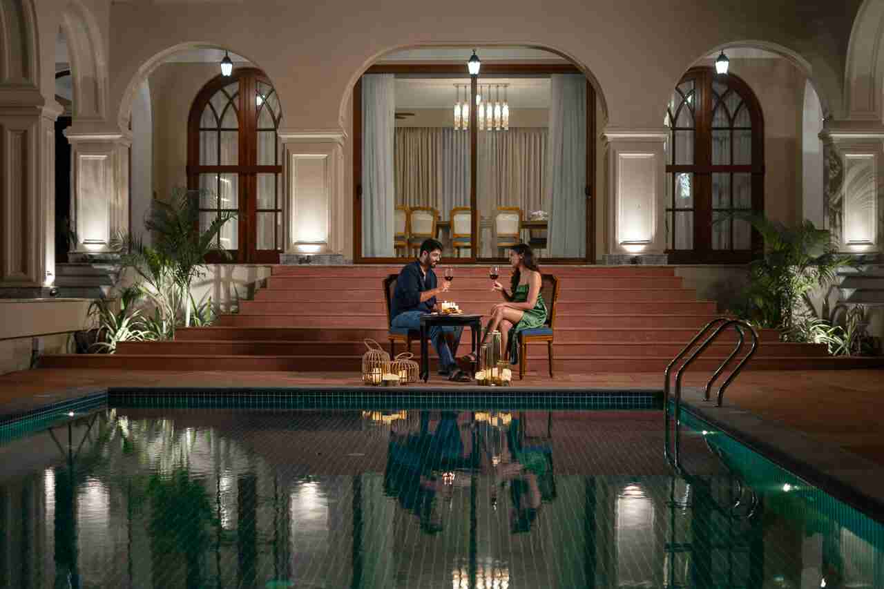 Poolside Dinner | Sacri Borod Hill 4 by Lohono Stays