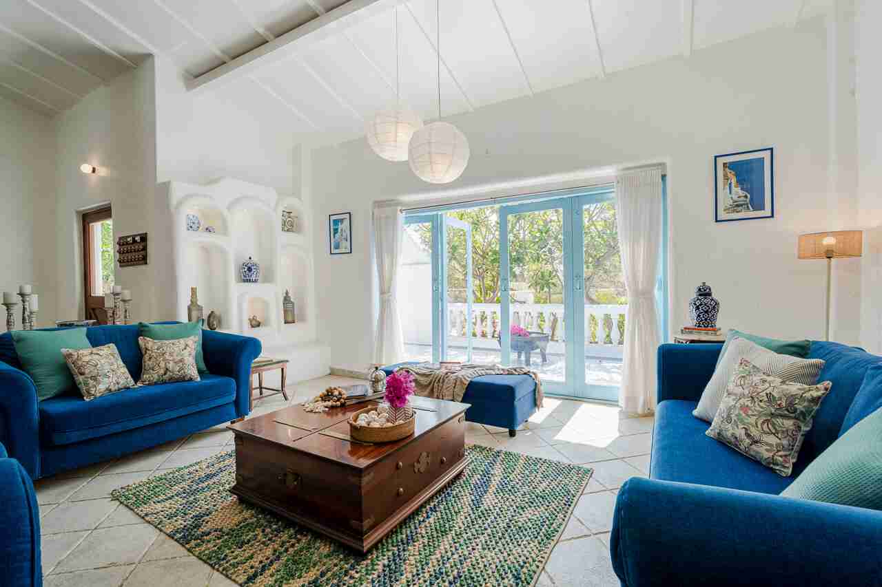 Living Room | Villa Santorini in Alibaug