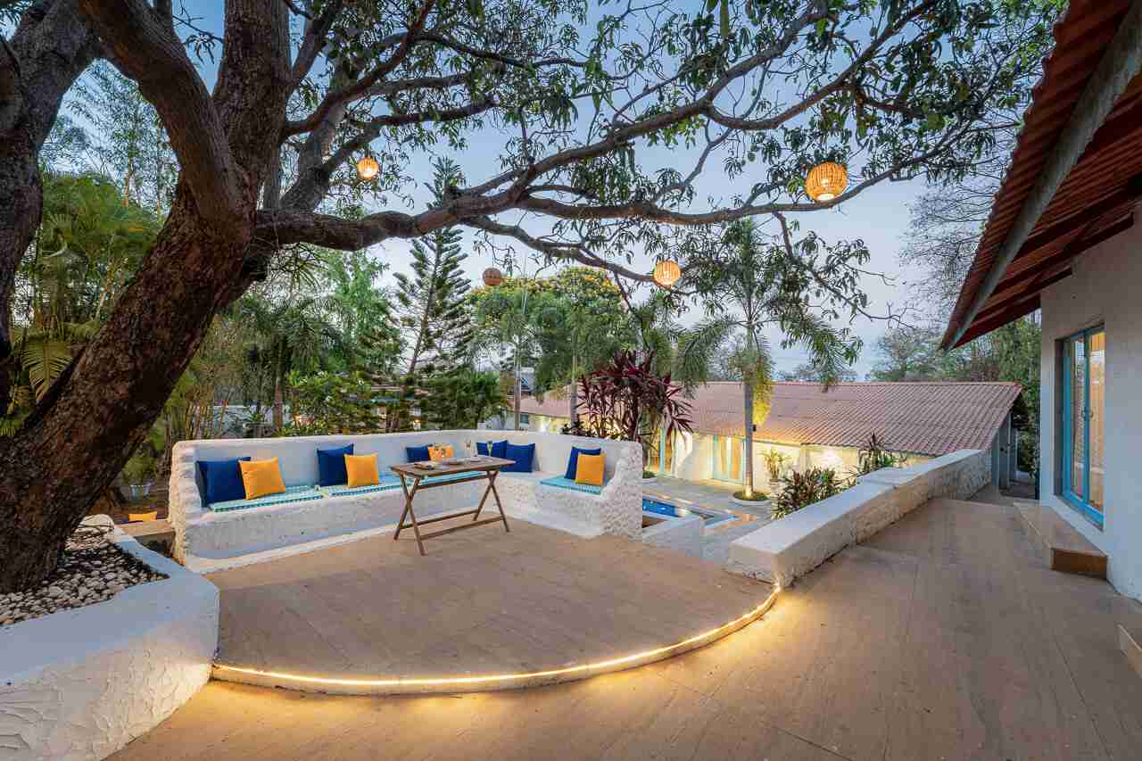 Outdoor Seating | Villa Santorini in Alibaug