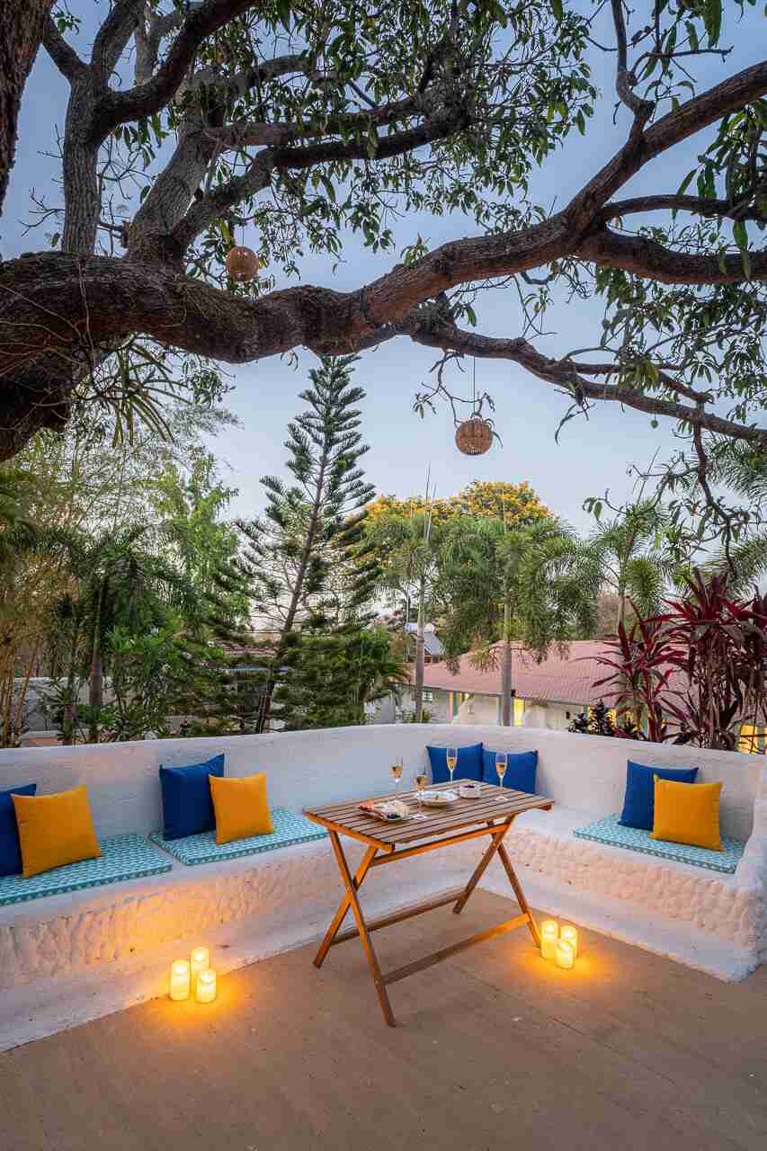 Outdoor Seating | Villa Santorini in Alibaug