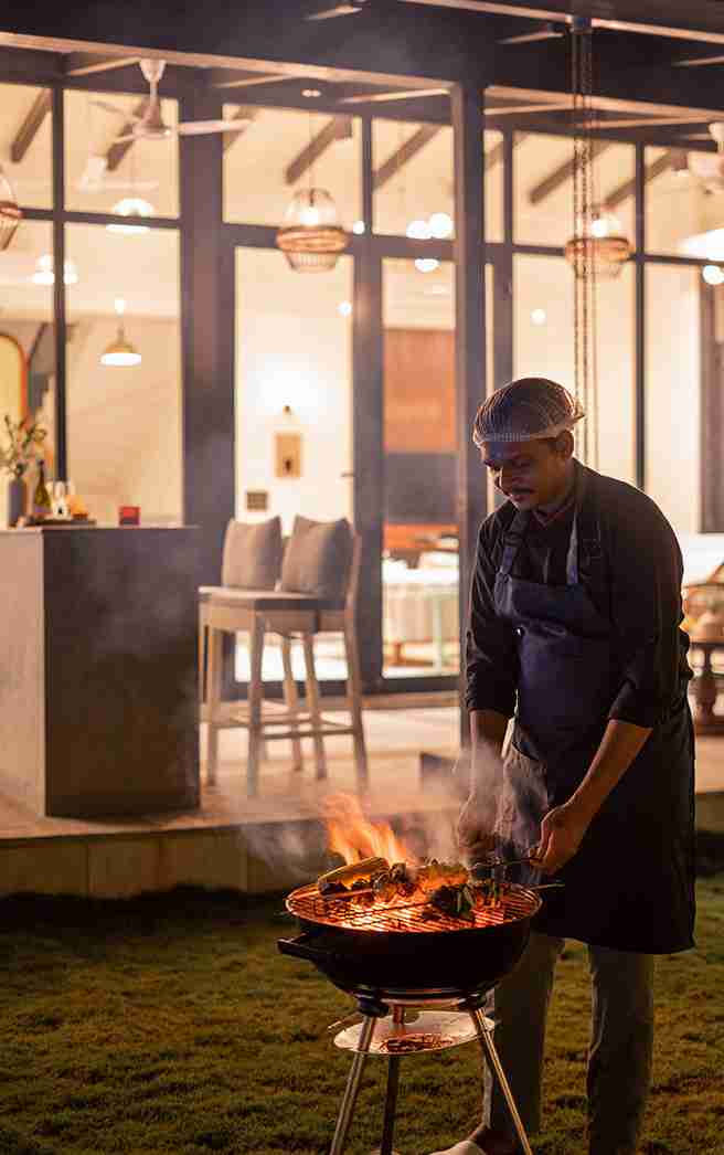 Barbecue | Siena D Villa in Alibaug