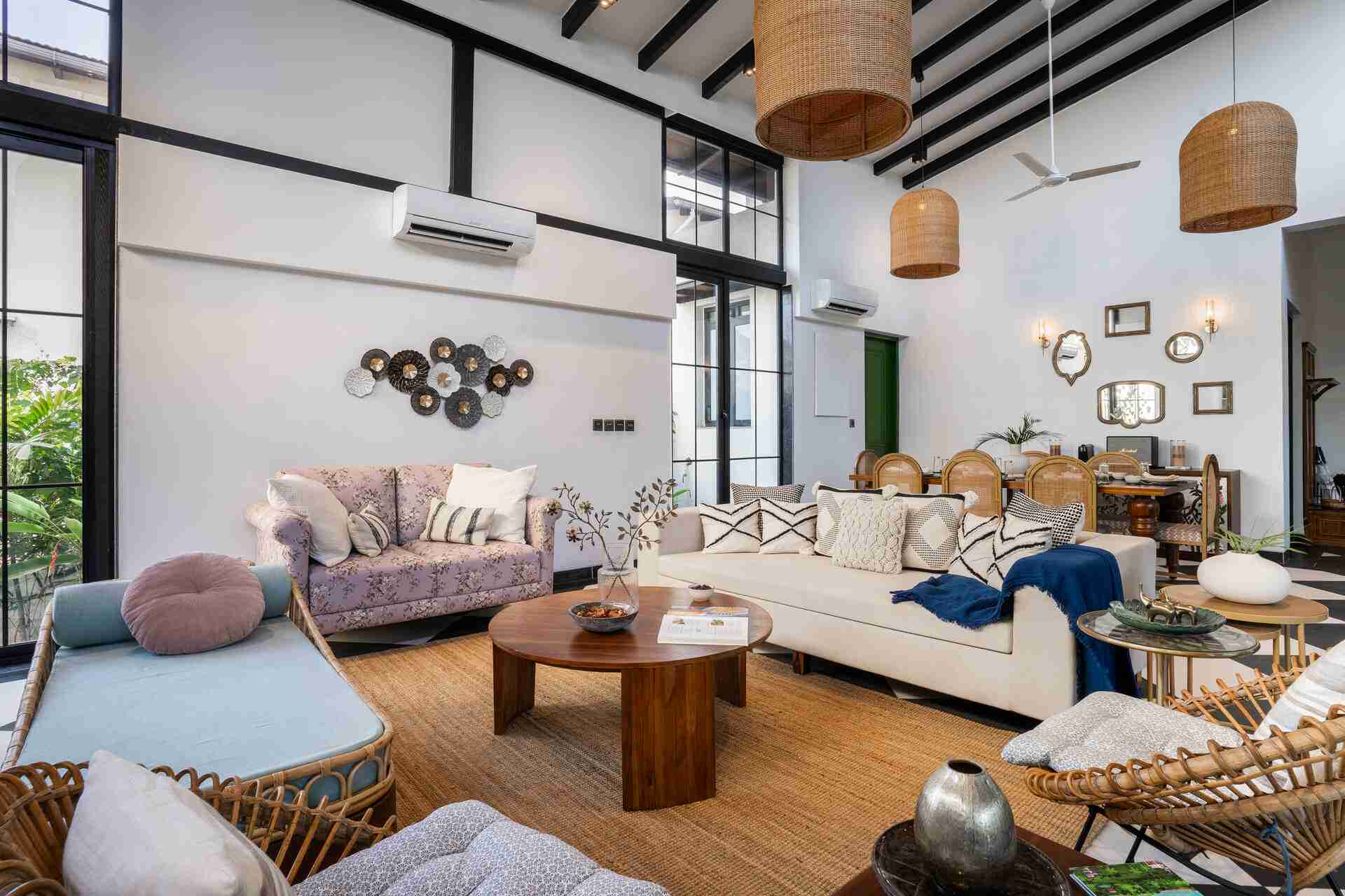 Private Living Area | Siena A - Villa In Alibaug | Lohono Stays