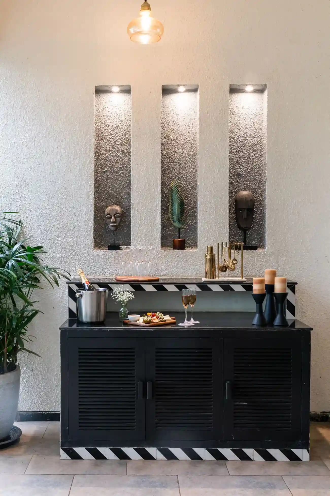 Outdoor Bar | Siena Villa B by Lohono Stays