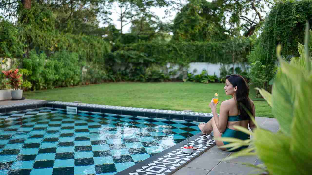 Poolside Area | Siena Villa E by Lohono Stays