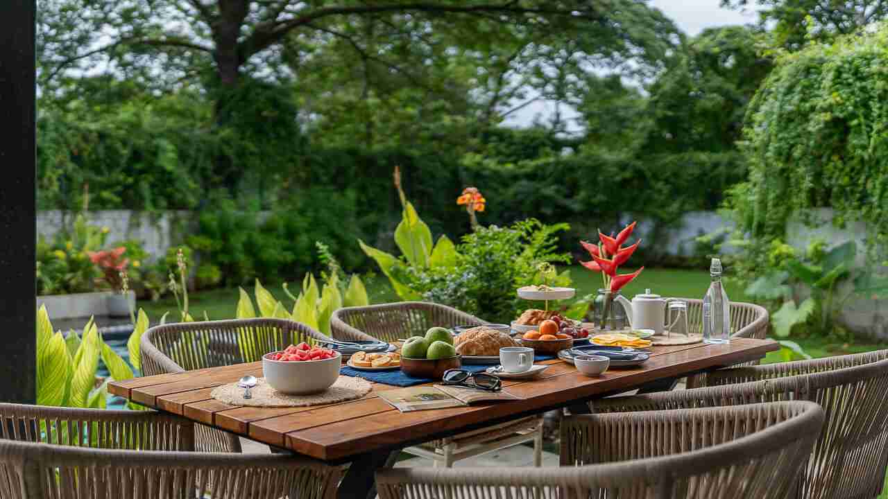 Breakfast Spread | Siena Villa E by  Lohono Stays 