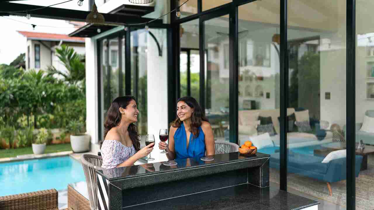 Outdoor Bar Area | Siena Villa F | Lohono Stays