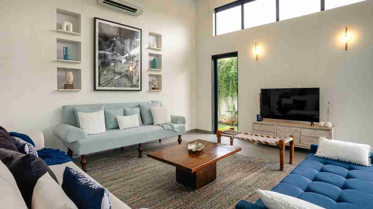 Living Area | Siena F by Lohono Stays
