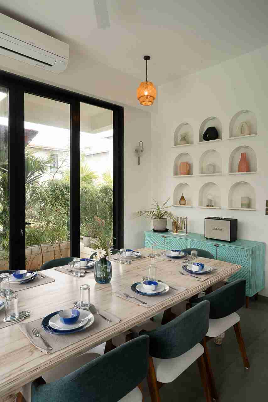 Private Dining Area | Siena Villa F by Lohono Stays