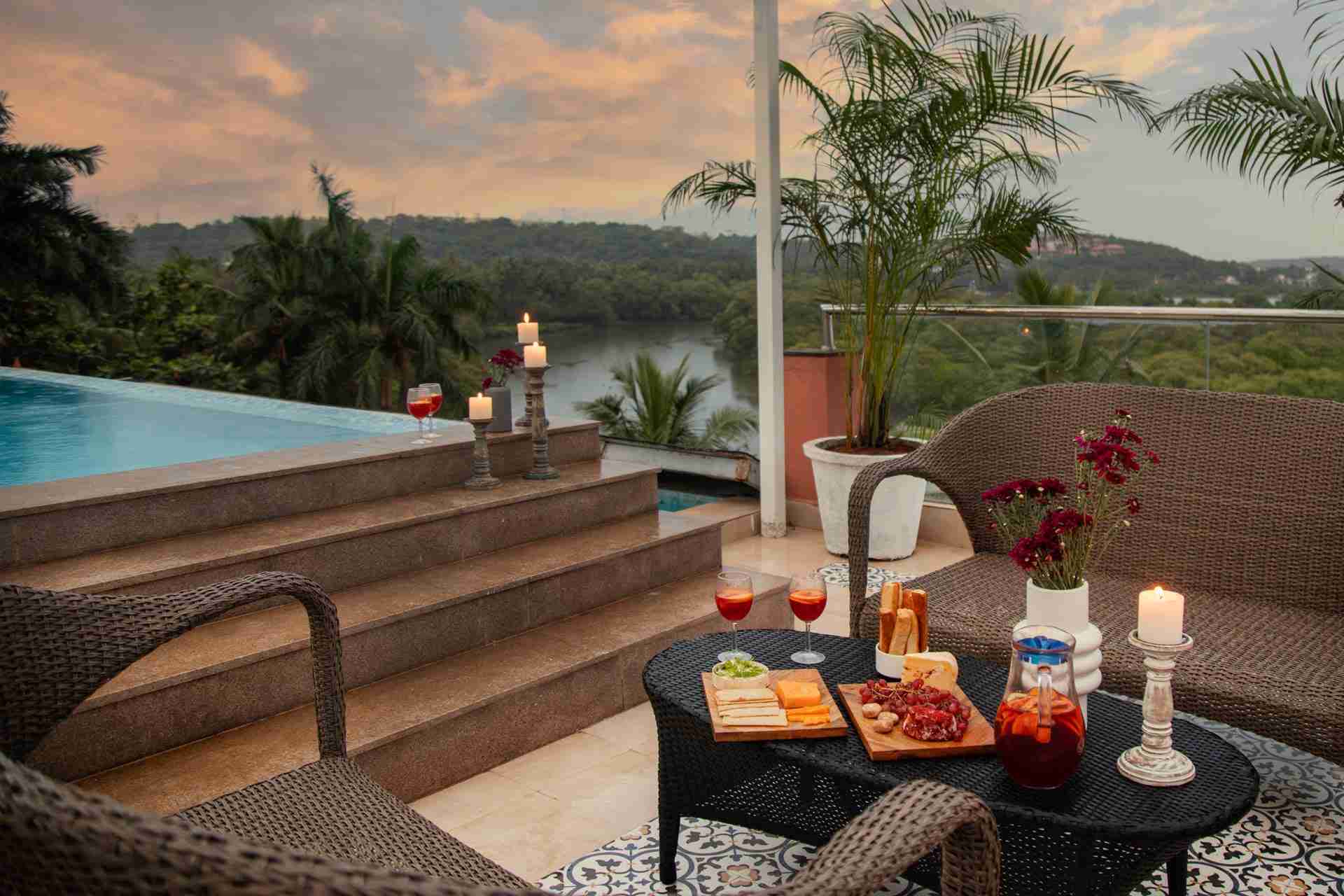 Villa Supan - Poolside seating