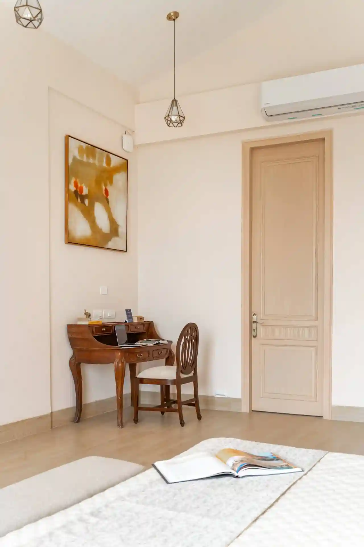 Bedroom with study | Ushta Villa | Alibaug