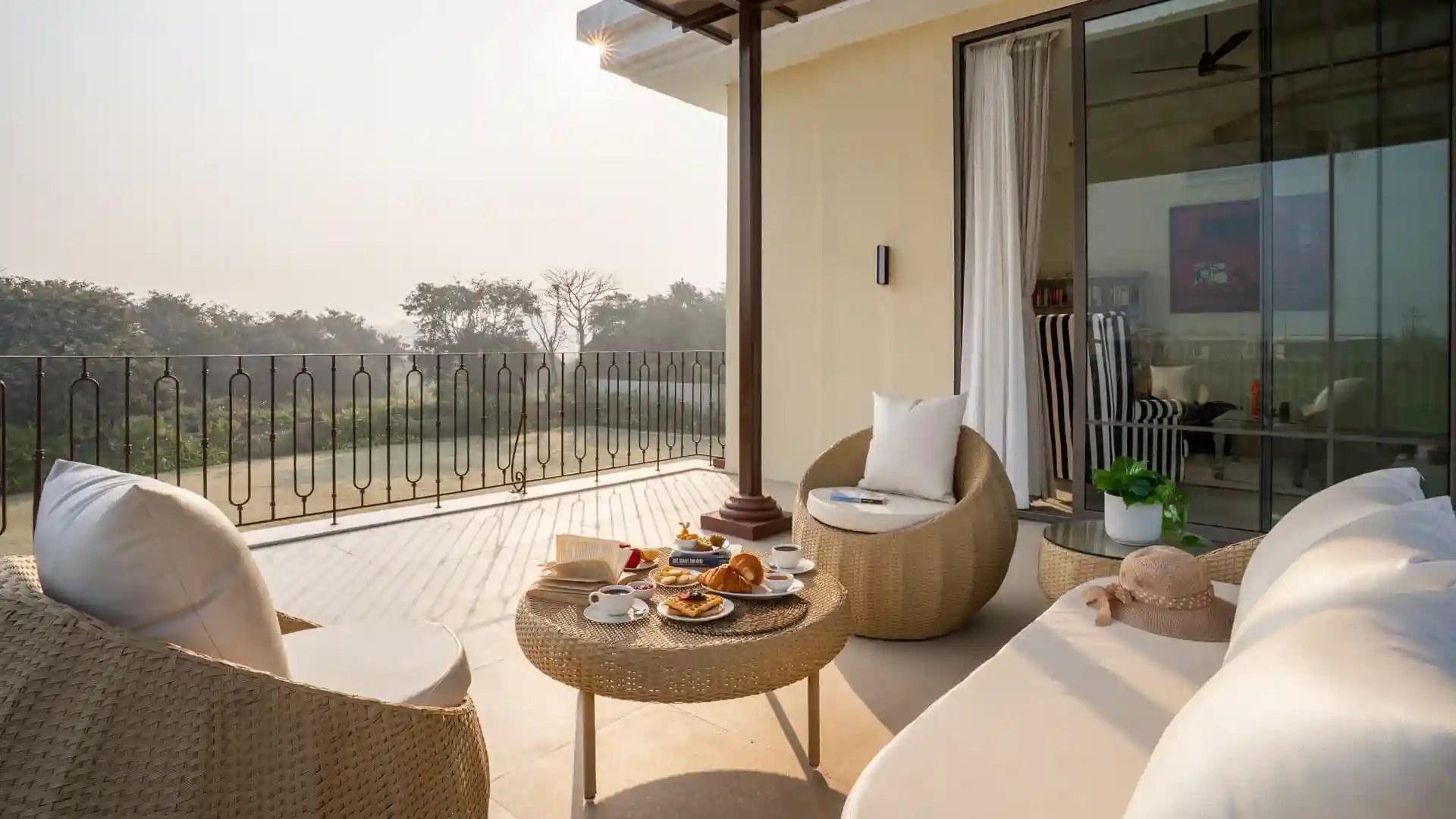 Seating Area on Terrace | Ushta Villa | AlibaugOpen Terrace | Ushta Villa | Alibaug